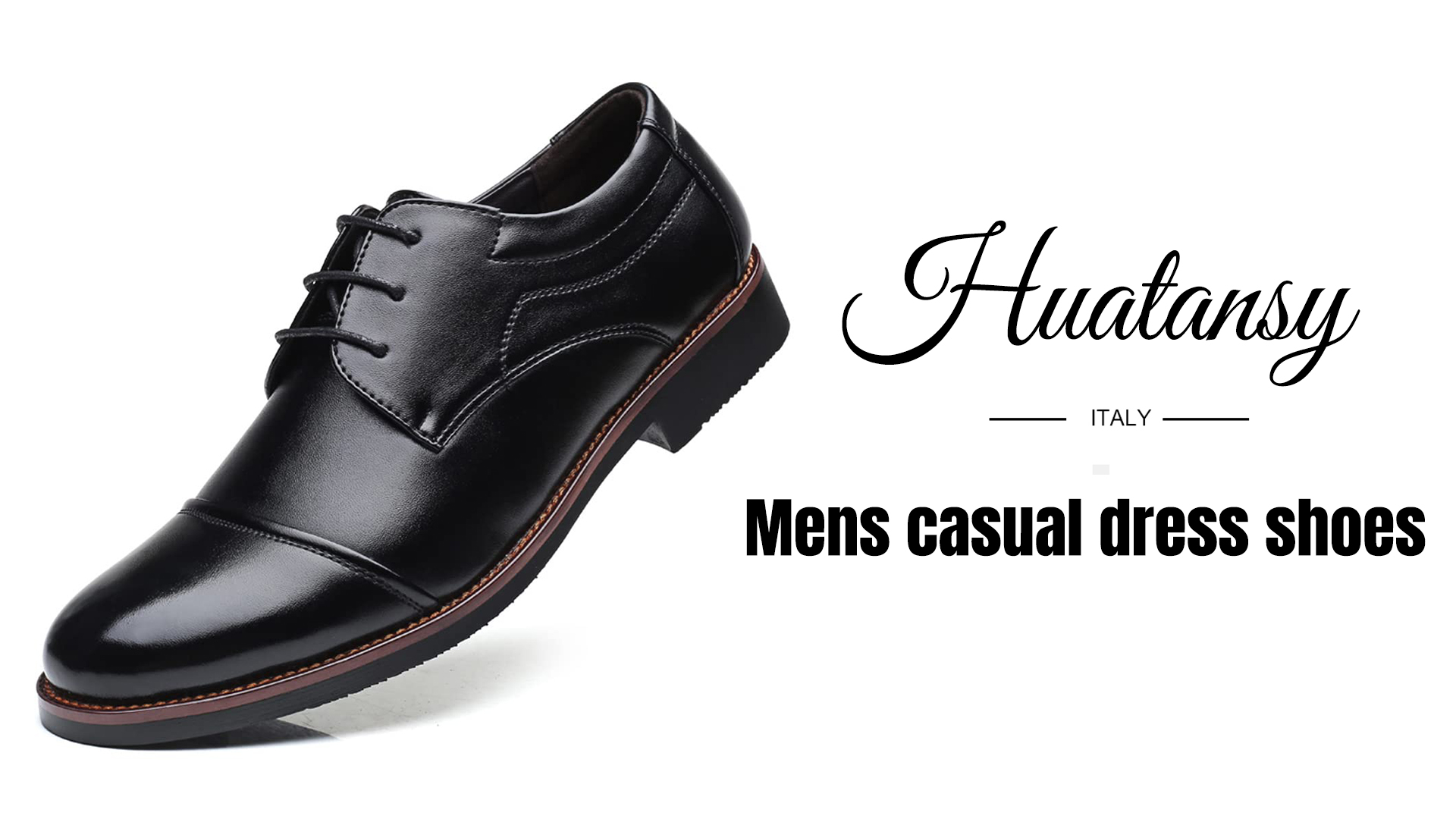 Amazon.com | Mens Black Dress Shoes Classic Cap Toe Oxford 