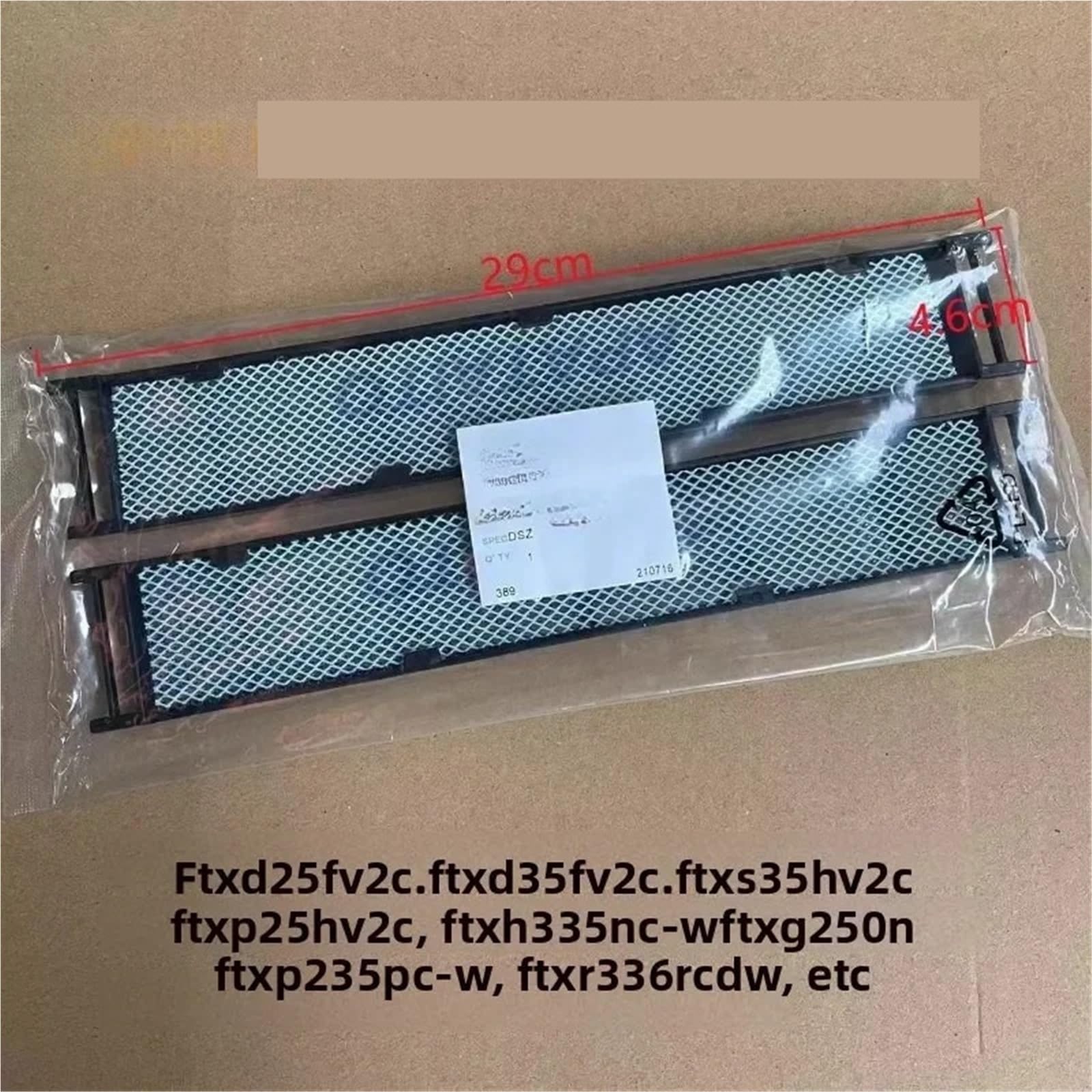 Filtro De CA De Repuesto, Compatible Con Daikin, FTXH35 FTXD35 25FV2C FTXS35DV2C, Accesorios De Repuesto For Aire Acondicionado, 2 Uds.(Filter 2pcs)
