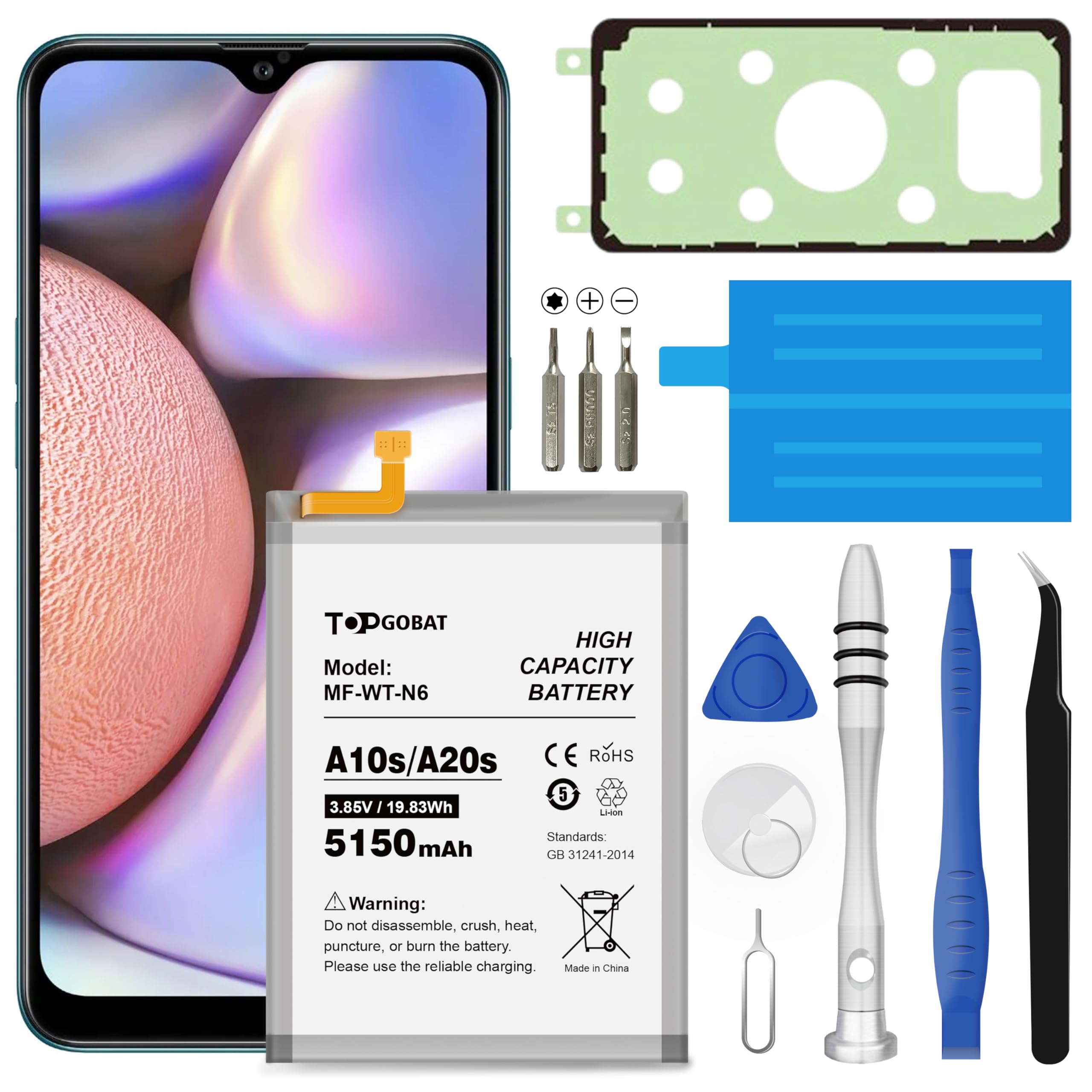 Batterie Samsung A21S EB-BA217ABY compatible Galaxy A12 SM-A125F - 8