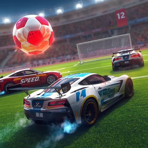 Rocket Car Ball Soccer Game League 2026-Turbo Racing Football Game