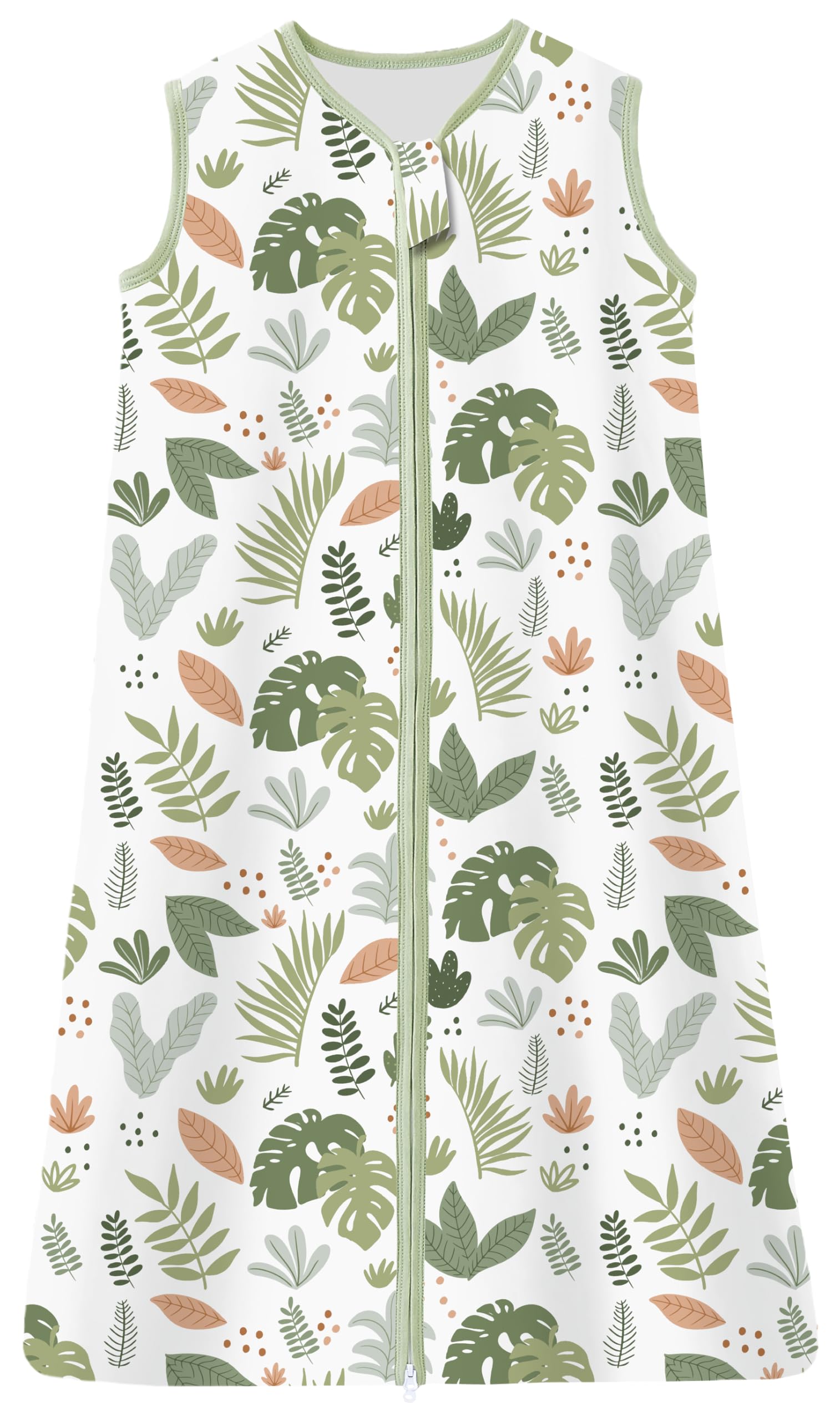 Chilsuessy 2er Pack Sommerschlafsack 1 Tog Baby Schlafsack Kleine Kinder Schlafanzug ohne Ärmel für Sommer und Frühling 100% Baumwolle