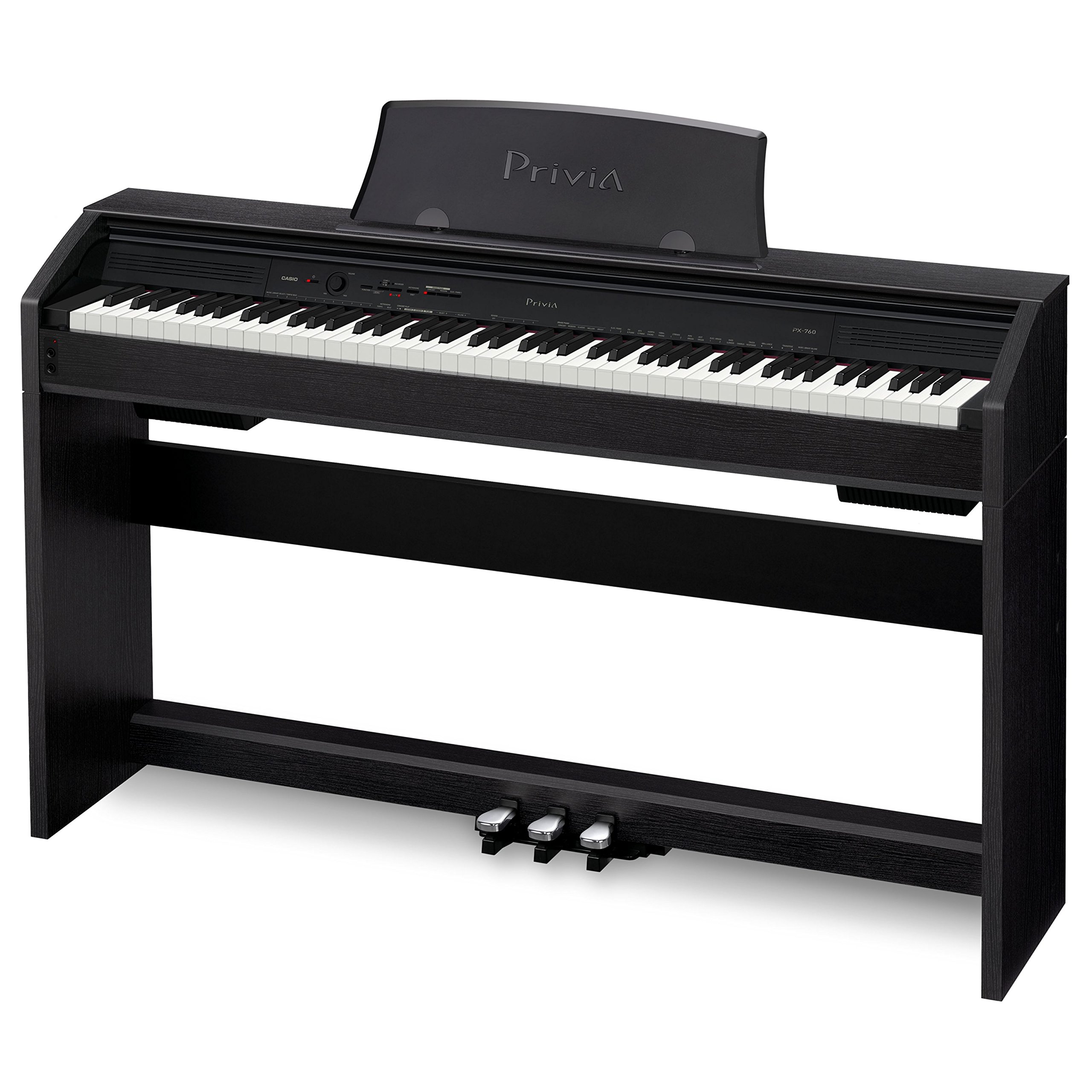 【直接引渡限定 送料無料】CASIO PX-760BK 電子ピアノ　カシオ　椅子 Amazon | カシオ 電子ピアノ プリヴィア スタイリッシュタイプ