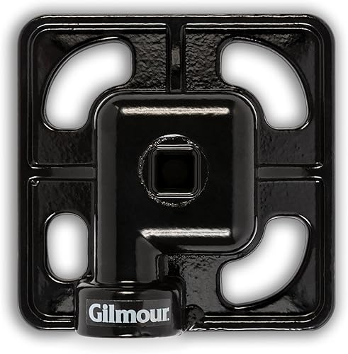 Miniatura 3 de Gilmour Aspersor estacionario de manchas, rociador de hierro fundido de 900 pies cuadrados para áreas pequeñas, rociador cuadrado para jardines y