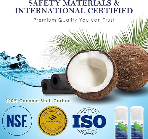 Miniatura 3 de Juego de filtros de agua de ósmosis inversa de 5 etapas certificados por NSF 100 GPD RO Membrana estándar de 10 pulgadas Filtro de agua en línea con