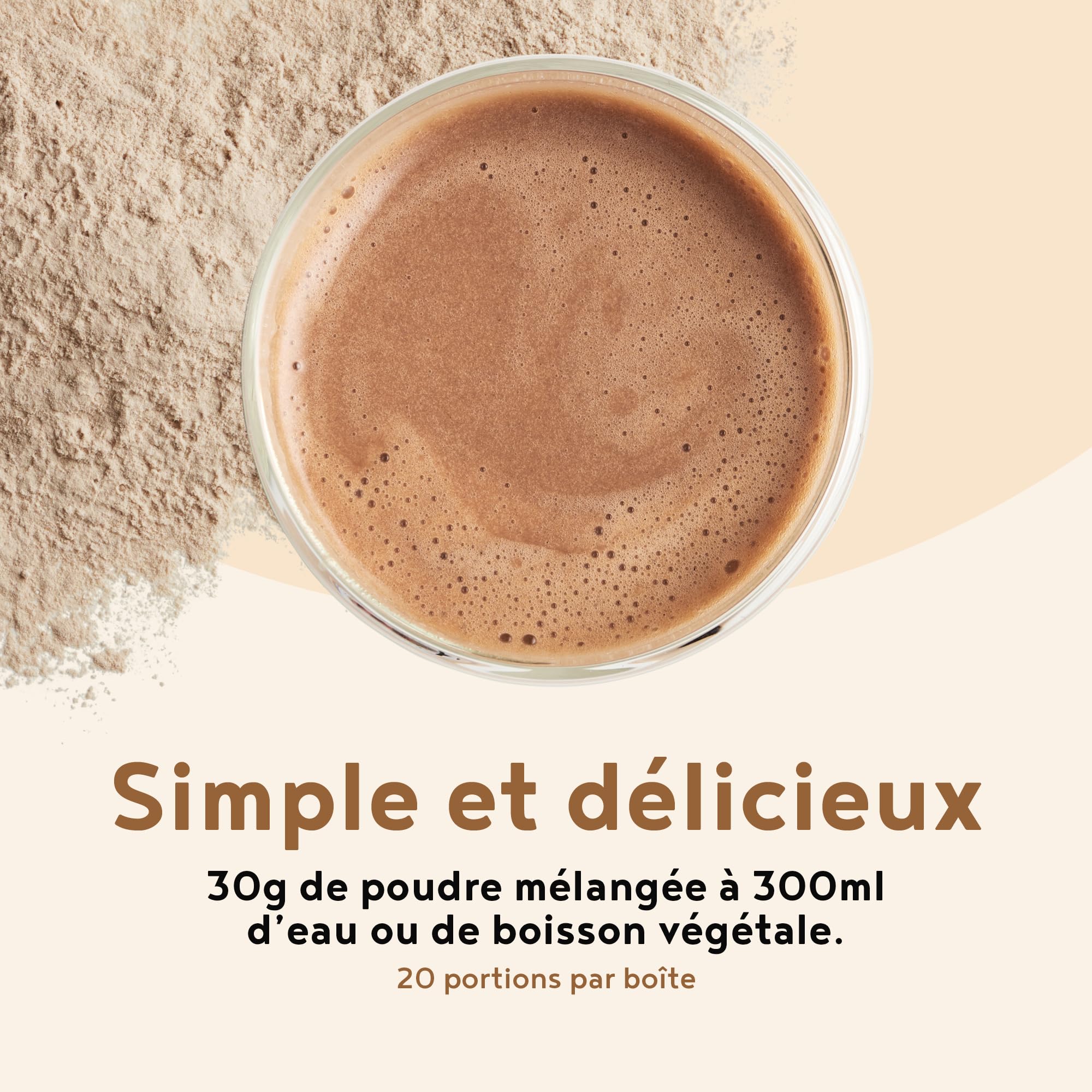 Vegan Proteine en Poudre [600g] | Snickerdoodle | 23g Protein | Protéine Powder de Soja, Riz, Pois & Graines de Tournesol | Pre/Post Workout Proteines Musculation | Shake Protéines | Alpha Foods