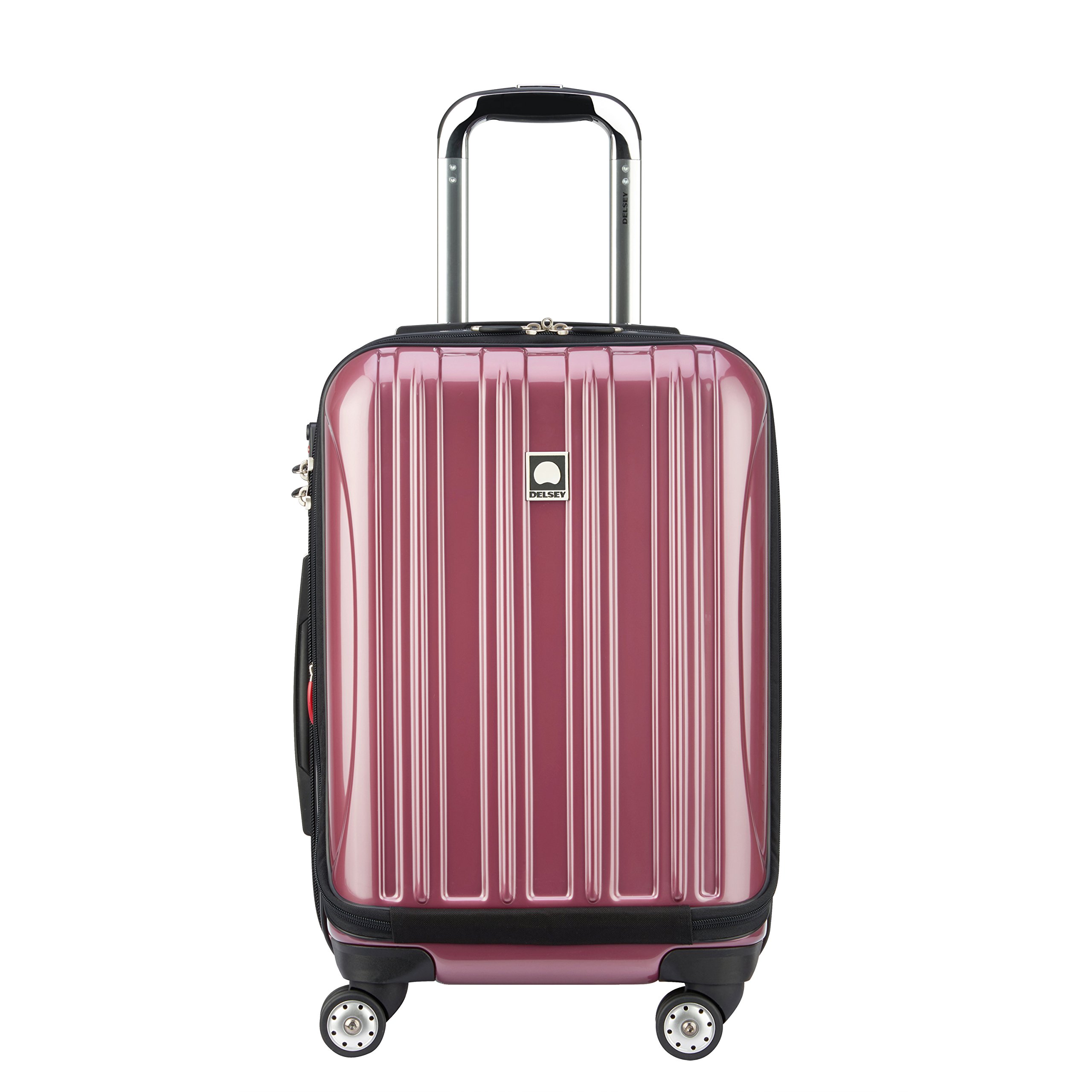 Photo 1 of ***BROKEN WHEEL**DELSEY Paris Helium Aero Hardside Expandable Luggage with Spinner Wheels, Peony Pink, Carry-On 19 Inch Carry-On 19 Inch Peony Pink