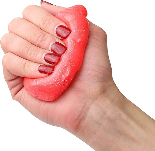 Miniatura 5 de CanDo Sparkle Theraputty - 1 lb - Rojo - Suave