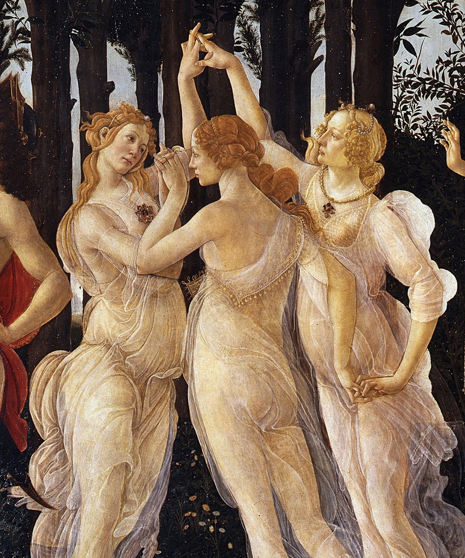 Amazon.co.jp: ボッティチェリ 『 プリマヴェーラ（春）』（三美神）の