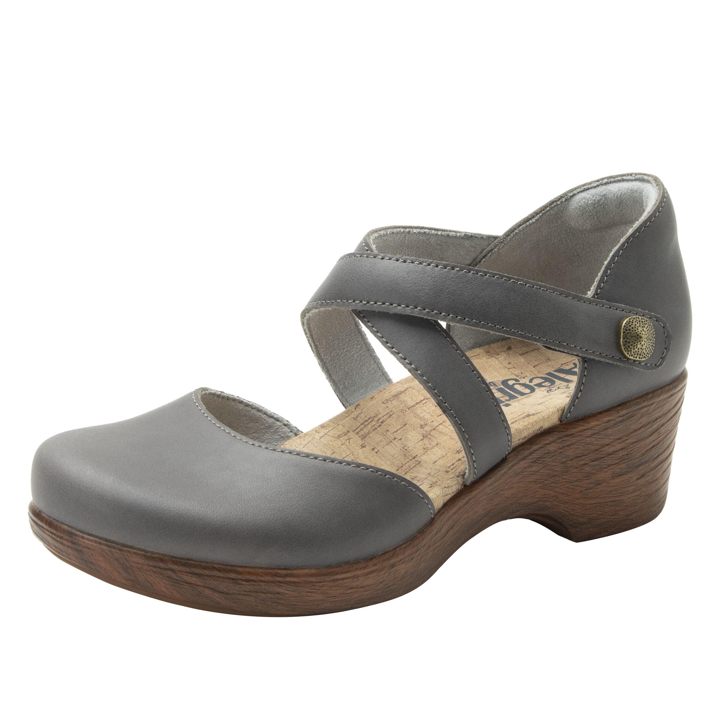 Alegria Womens Savina Leather Wedge