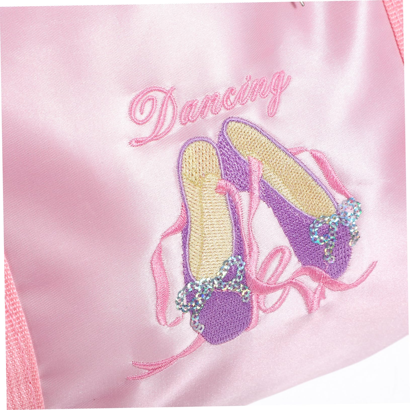 Ballett-Tanztasche storage bags makeup tasche Tanz Tasche mit großem Fassungsvermögen Satin Tanz Tasche Umhängetasche Tanztasche für Mädchen Ballettzubehör für Mädchen Satin-