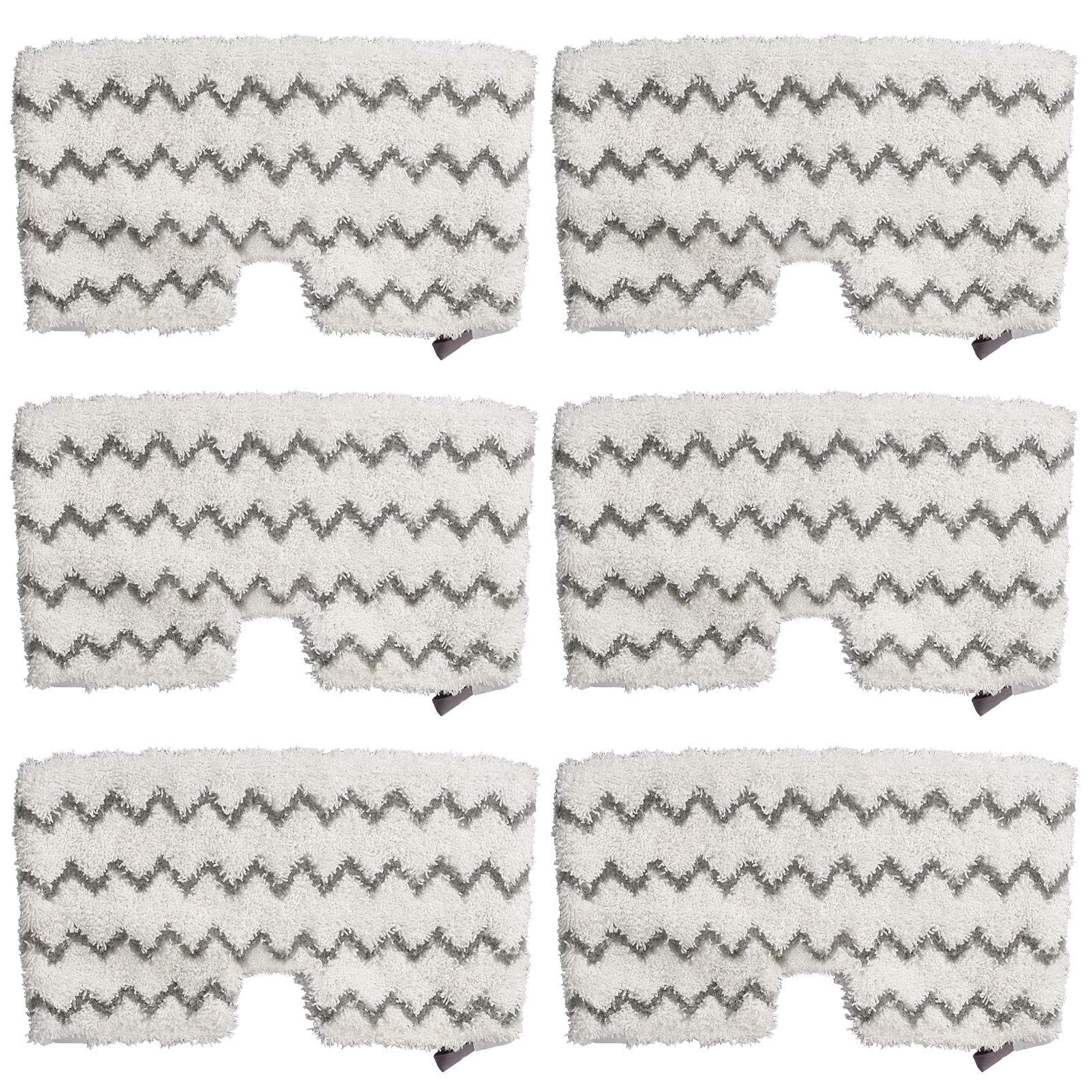 Ersatz-Pads für Dampfreiniger für Shark Dampfreiniger S3501 S3601 S3550 S3801 S3901 S3601D S3801CO S3901D S3455C S2902 SE450, 6 Stück