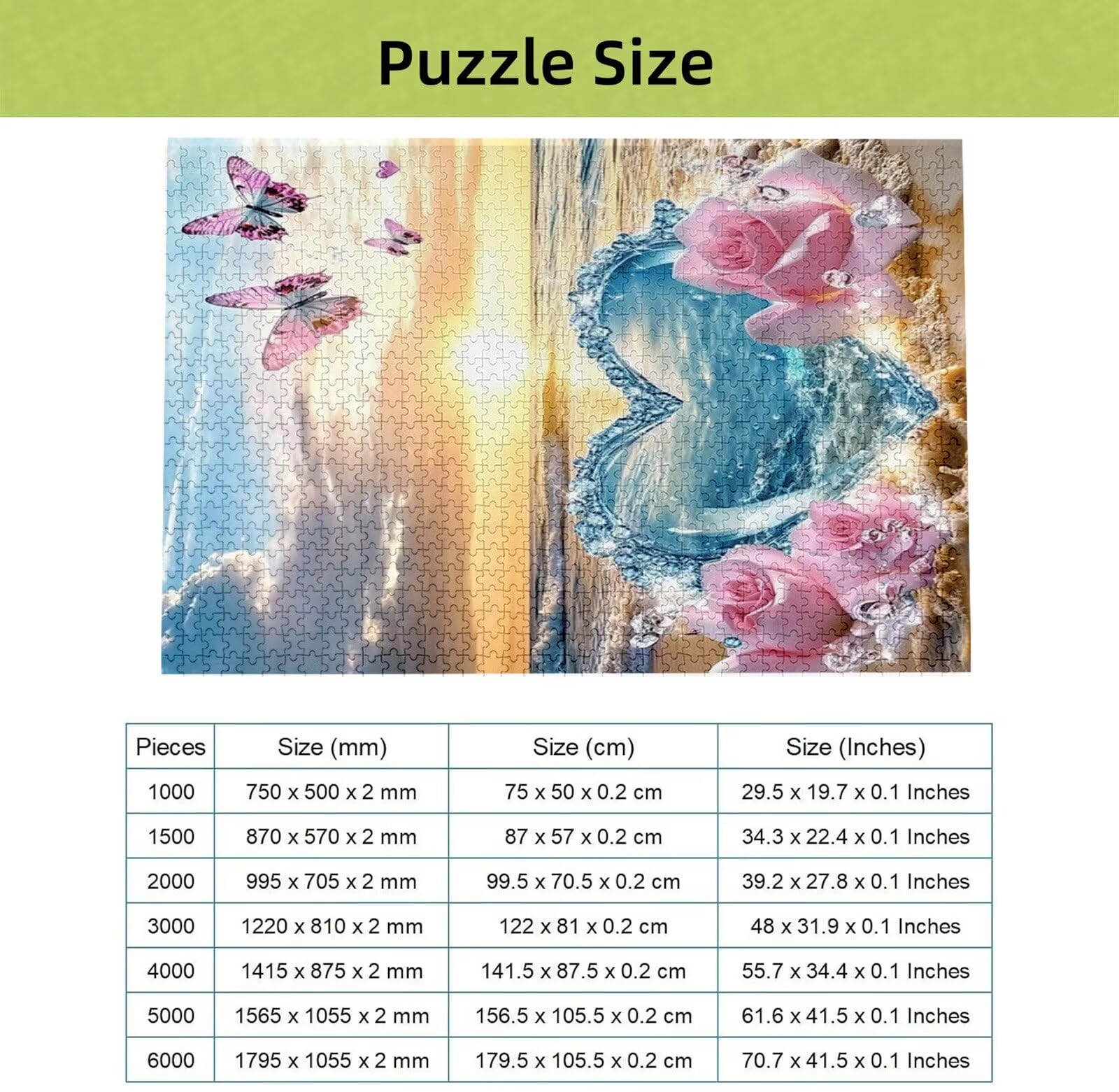 Puzzle 1500 Pièces Amour, Puzzle 1500 Pièces Adultes et Enfants, Puzzles Bois avec Une Boîte d'emballage Exquise, Jeu Éducatif Puzzles Plage, Noël Decoration Maison, Cadeau Femme, Cadeau Homme H-5995
