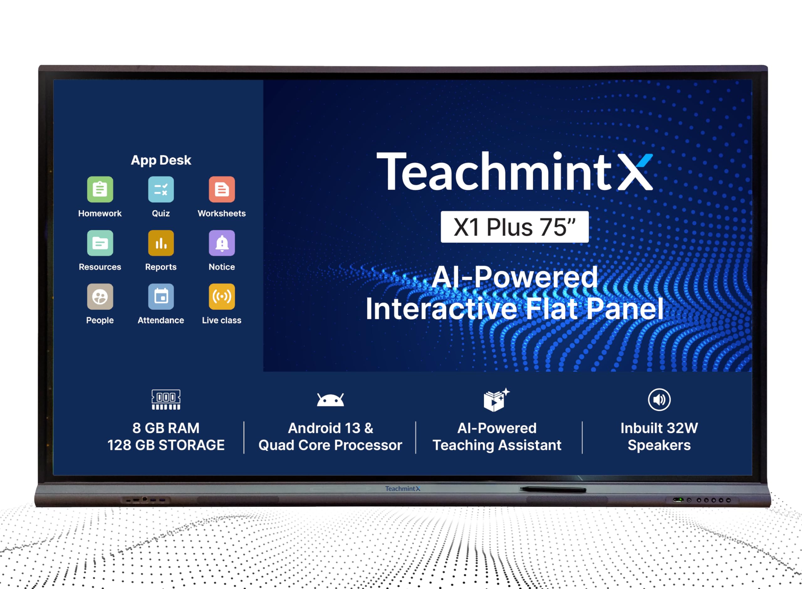 Teachmint X - Premium Interactive Flat Panel 75 Inch | X1 Plus - 75" Android 13 | True 4K UHD with Quad-Core Processor | for 21st Century Schools, Colleges & Coaching (B0DB293V59) Amazon Price History, Amazon Price Tracker