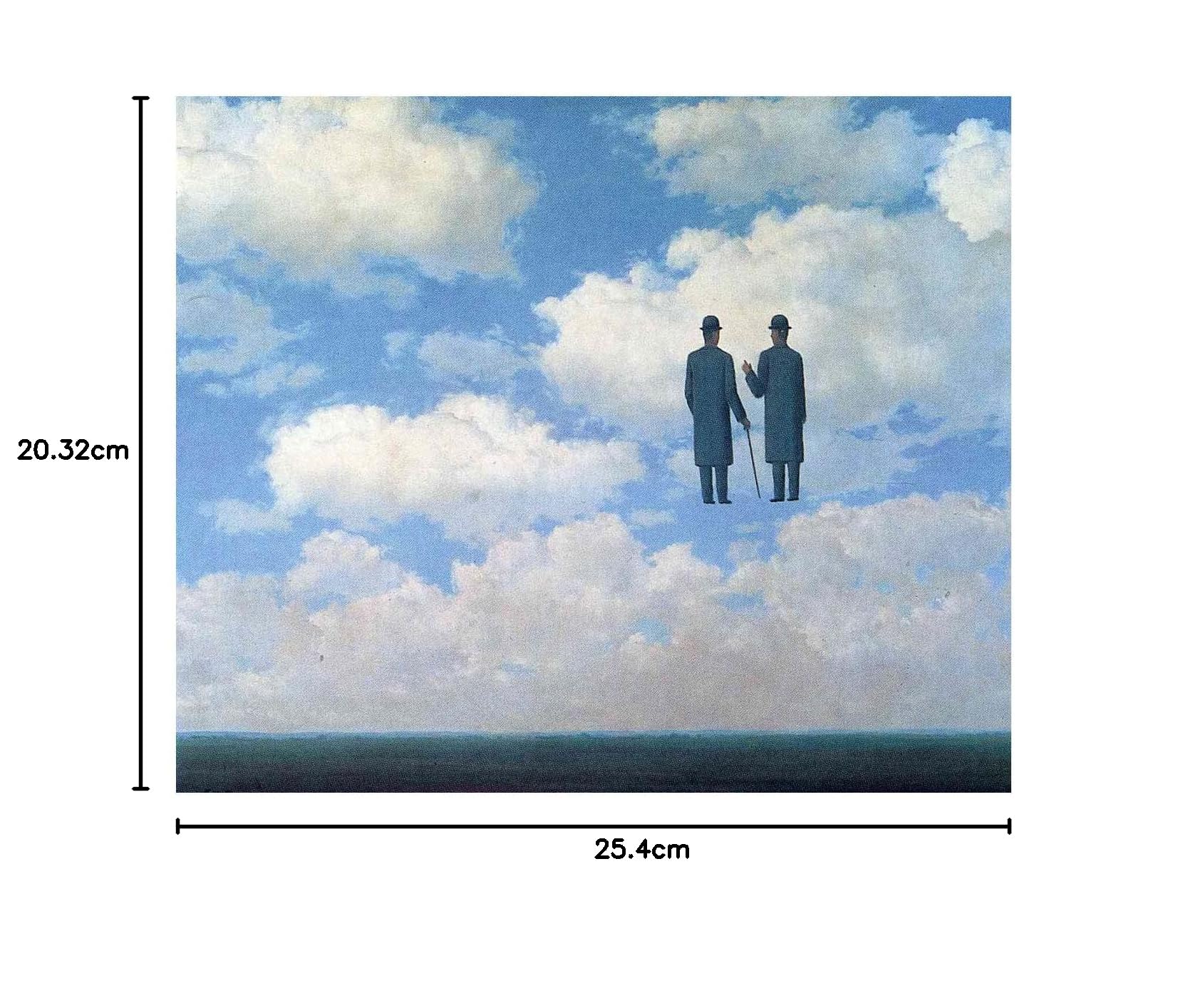 Amazon｜ルネ・マグリット《無限の認識》複製名画 ポスター飾り絵 油