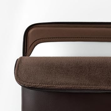Comfyable 13 inch MacBook Air 13 inch M4 M3 M2 M1, 13 inch MacBook Pro, PU Leather Bag Slim Laptop Case Compatible with Waterproof Case, Chocolate