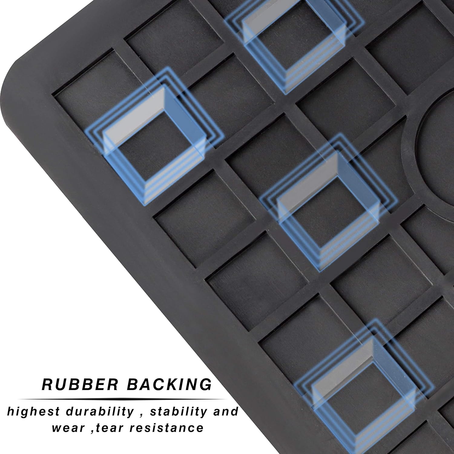 CHAMPKEY Alignment Guides Golf Hitting Mat | Heavy Duty Rubber Base Golf Practice Mat | Come with 1 Rubber Tee and 9 Plastic Tees : Sports & Outdoors