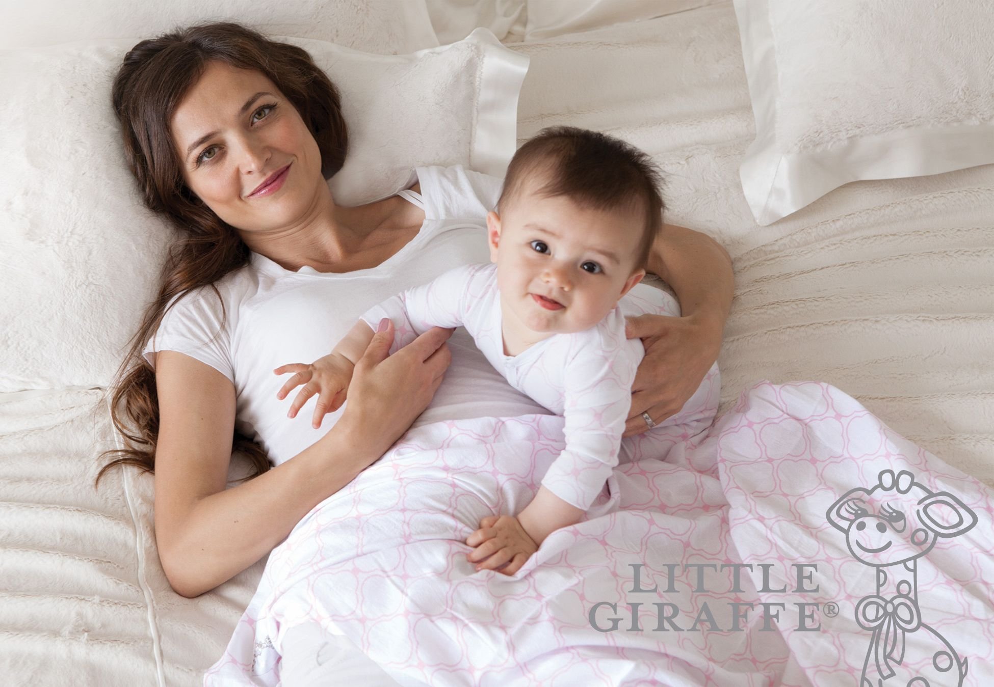 Little Giraffe Swaddle und Shelter Link (Pink)