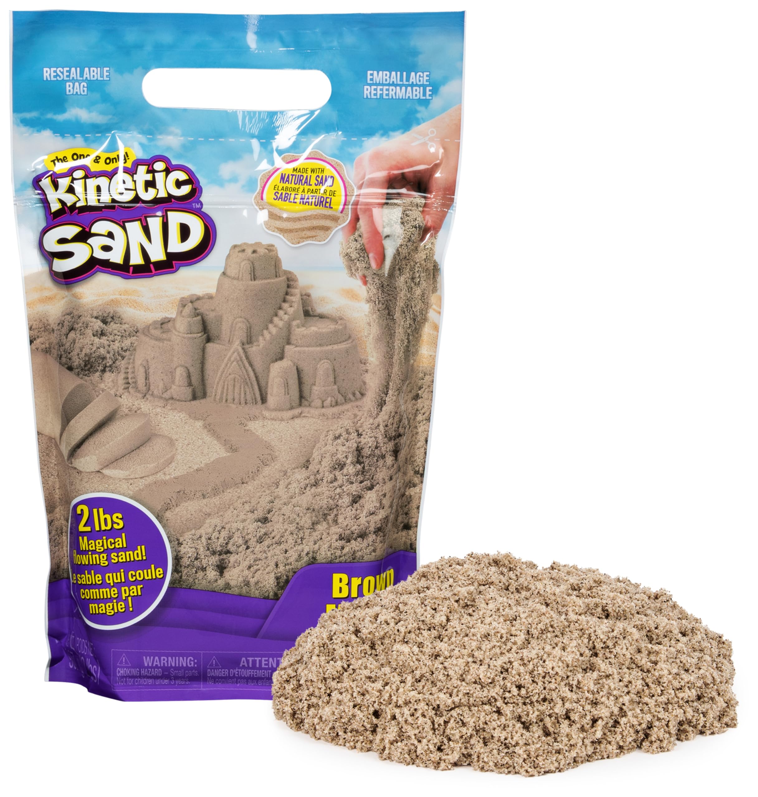 Kinetic Sand - 907 g de Arena Mágica para Mezclar, Moldear y Crear - Kit Manualidades Niños - Juguetes Niños 3 Años + - Arena Kinetica