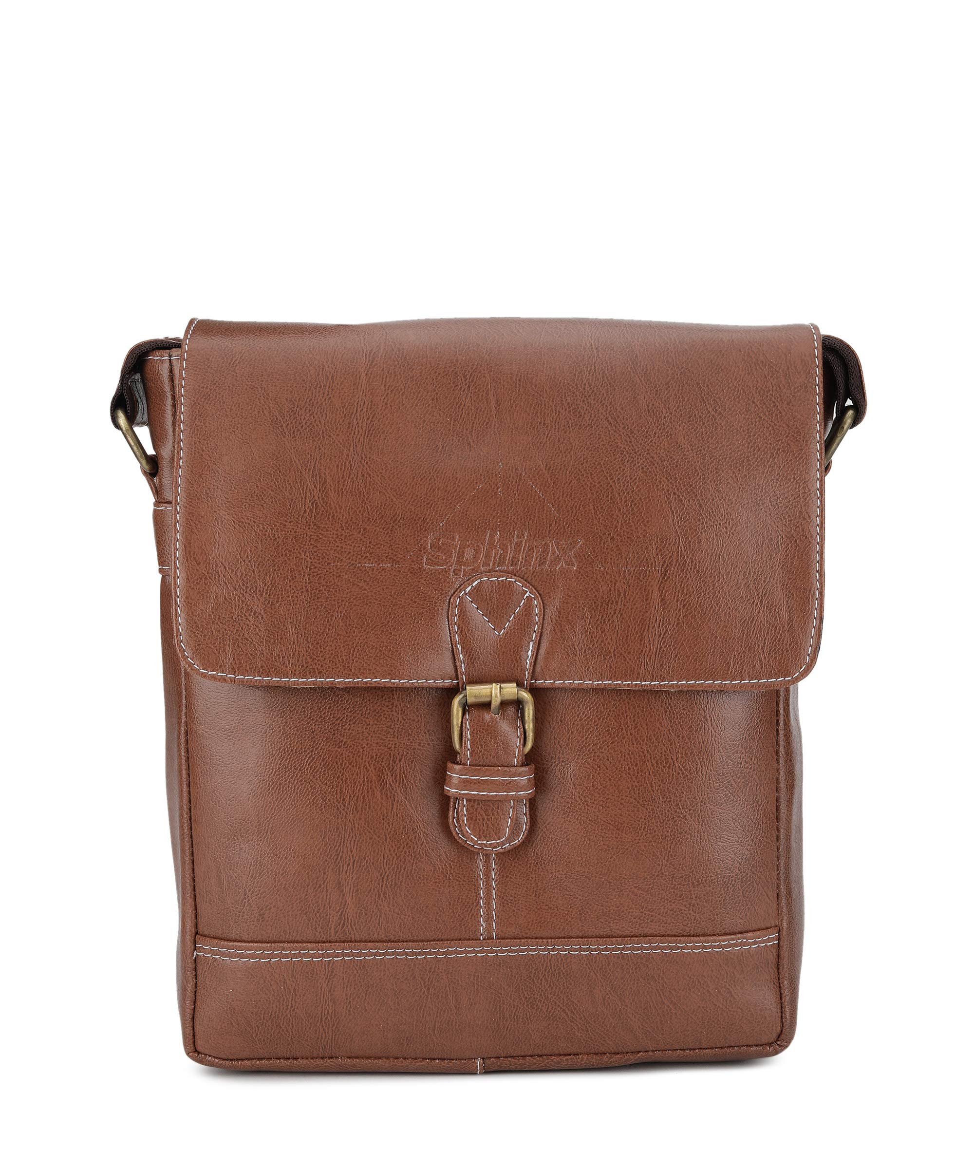 SPHINX Regular Cross-body Sling Bag for men/boys (L x B x H: 25 x 22 x 7 cm)- (NDTAN)