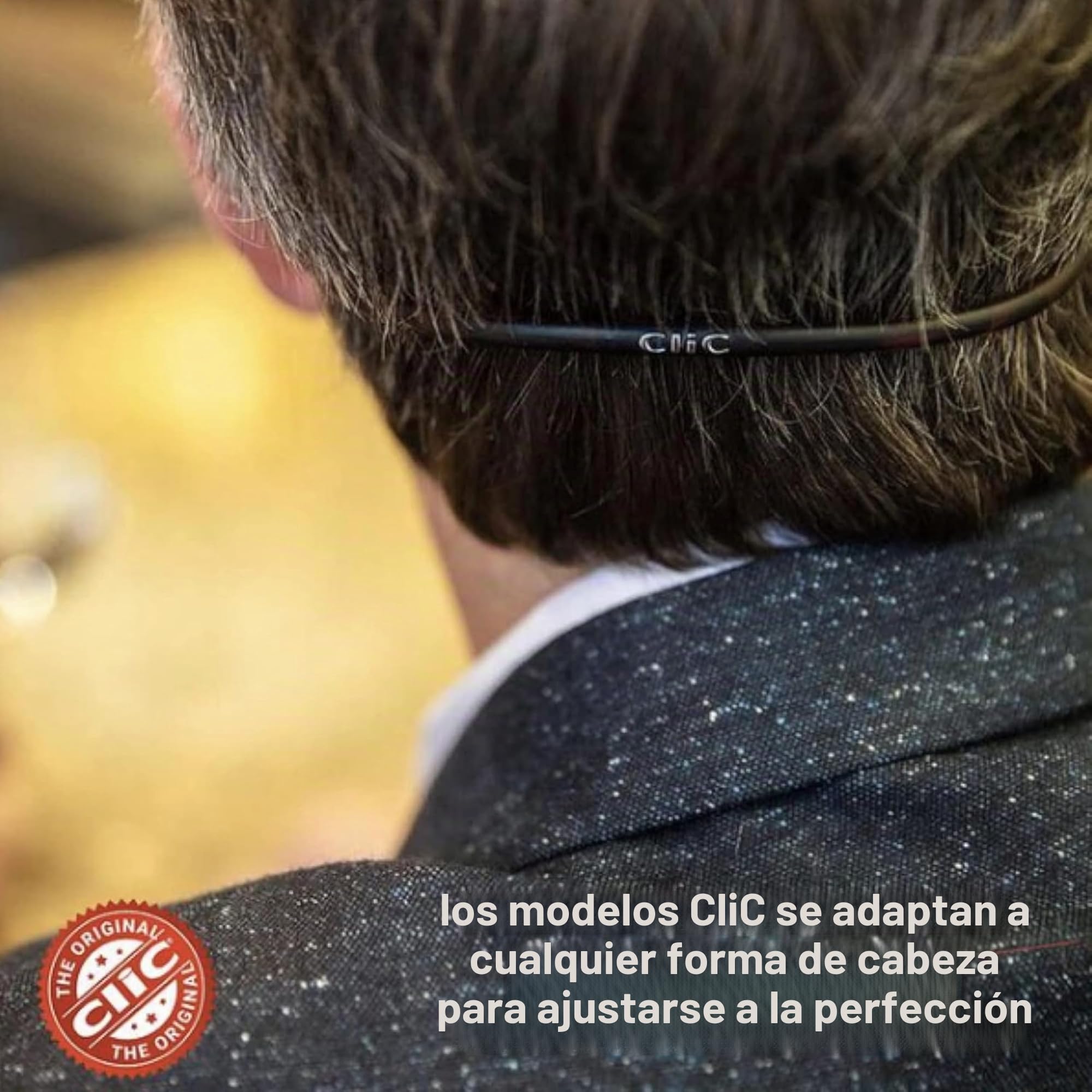 Clic Gafas de lectura Eyewear Classic | Gafas presbicia flexibles | Gafas con clip magnetico | Gafas lectura | Gafas lectura hombre y mujer