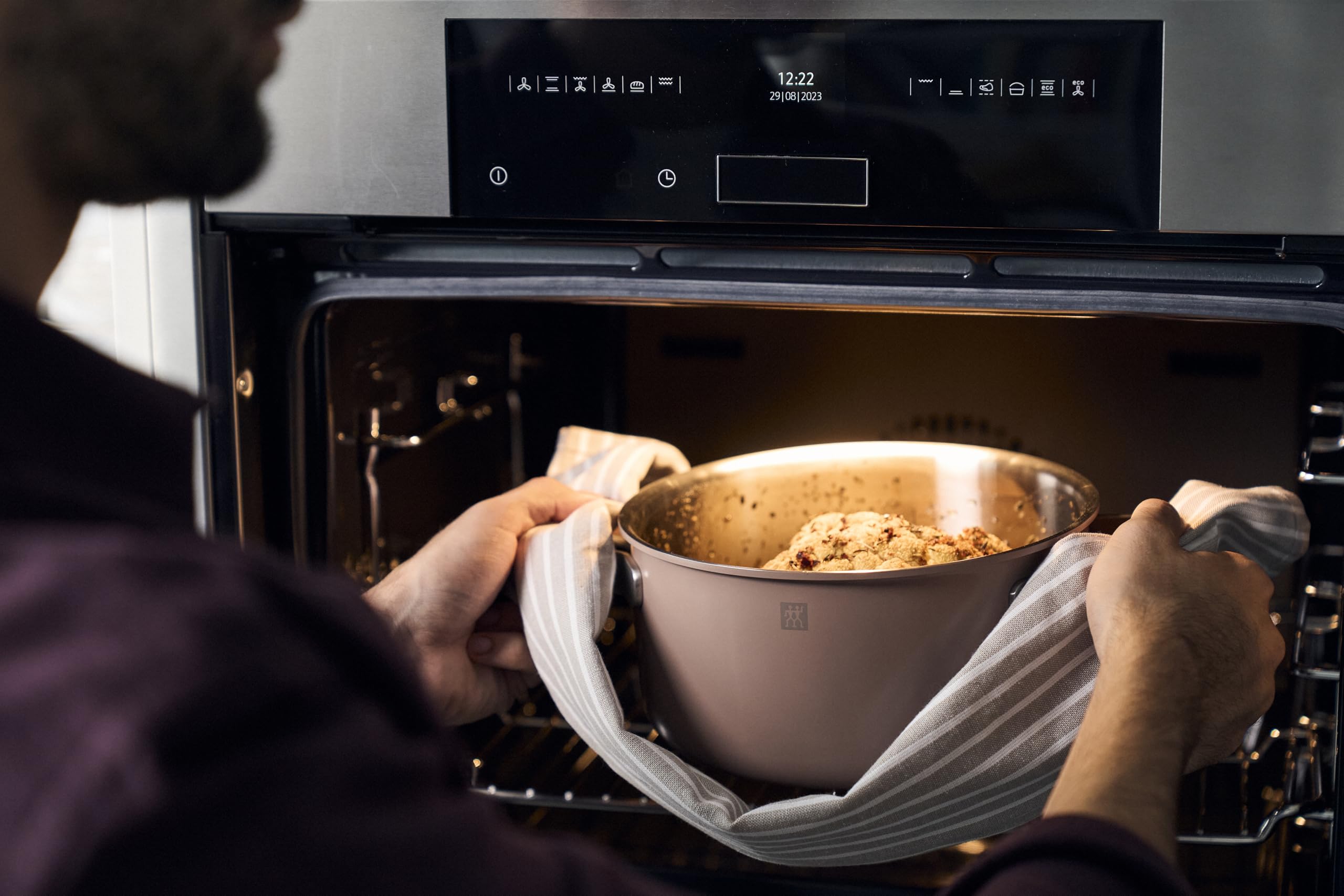 ZWILLING PURE Kochtopfset, 5-tlg, 18/10 Edelstahl, Keramik-Außenbeschichtung, Stay-Cool-Griffe, Spülmaschinengeeignet, Rosé