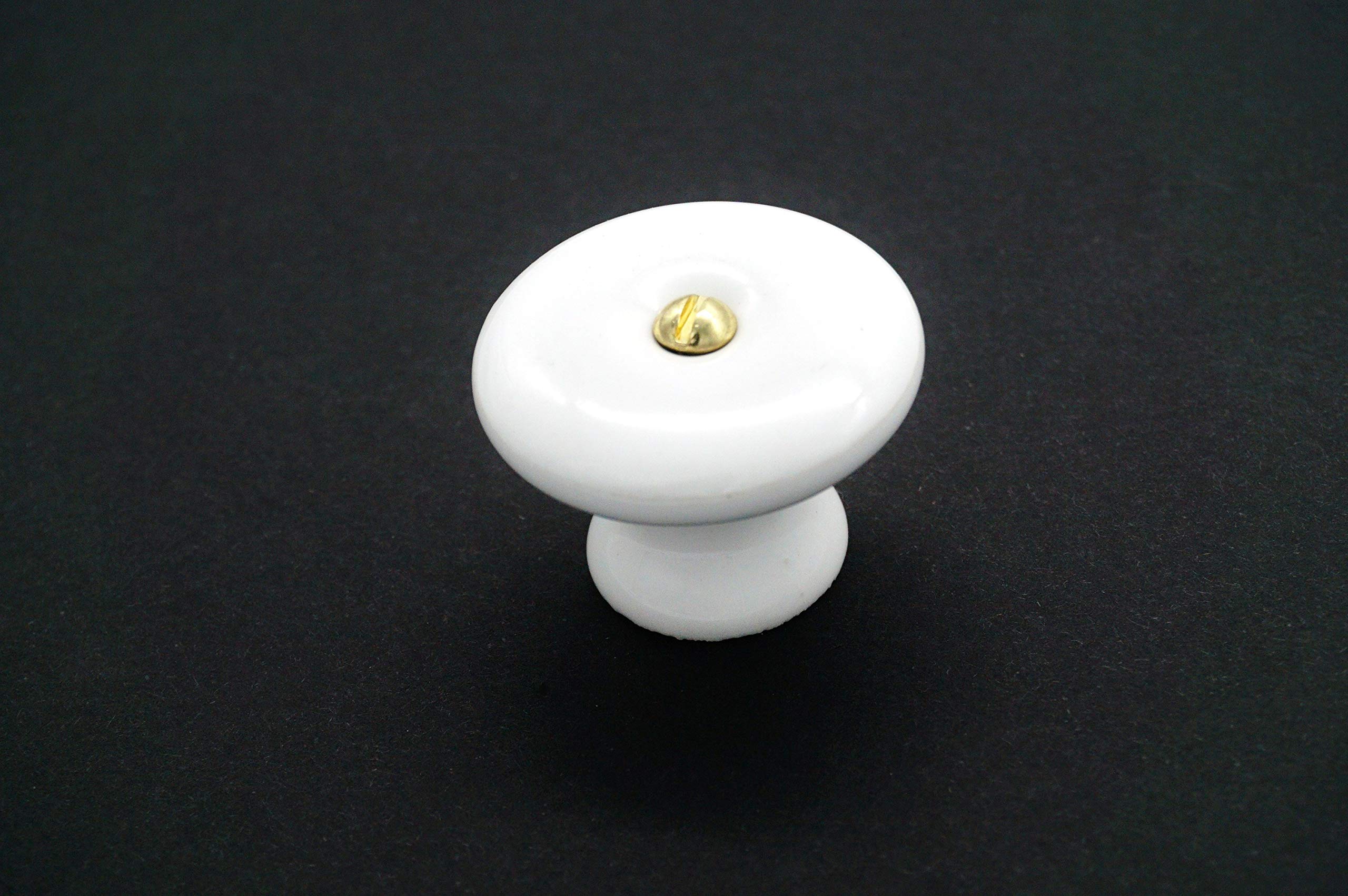 Restore Hardware 2 Antique Porcelain Knobs White Porcelain Furniture Knobs Porcelain Cabinet Knobs Sold in Pairs Reproduction of Antique Porcelain Knobs