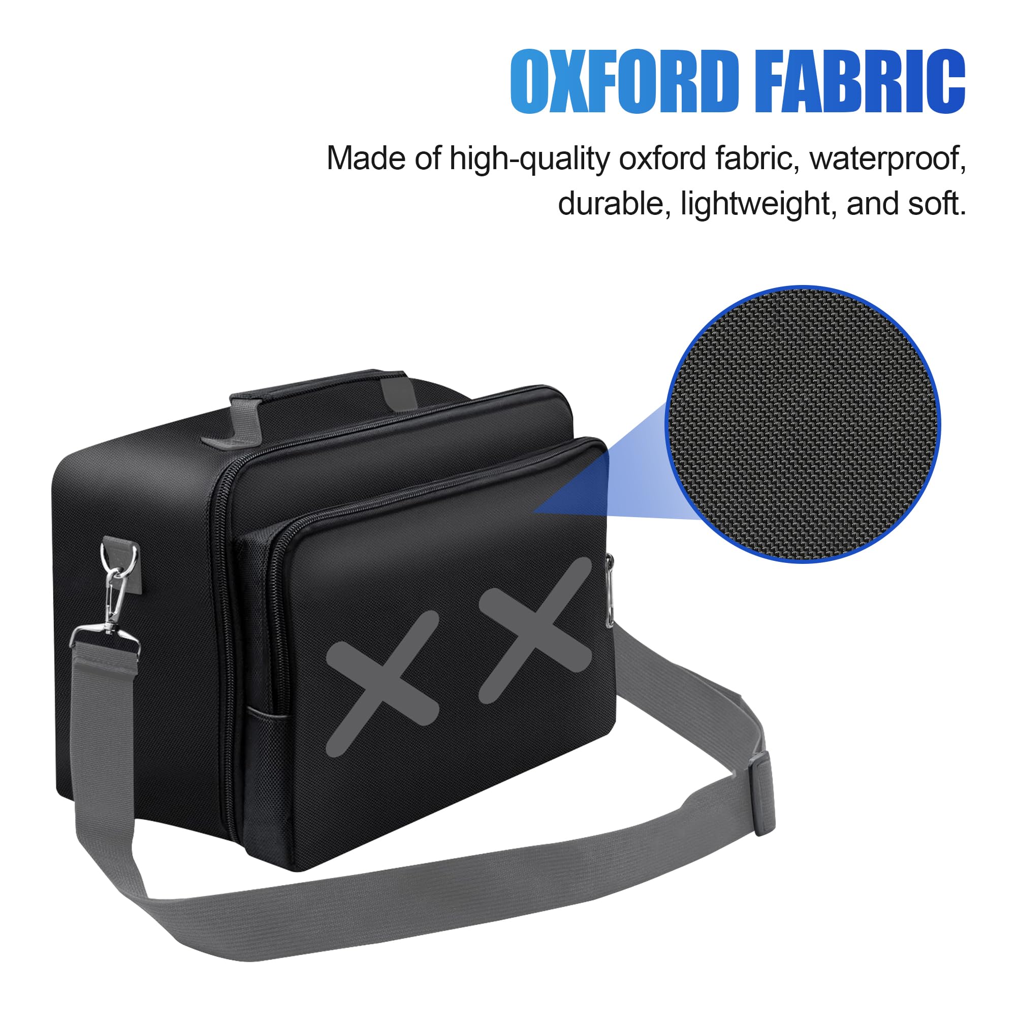 Travel Case Travel Bag Storage Bag for Xbox Series X Game Console, Controller and Gaming Accessories