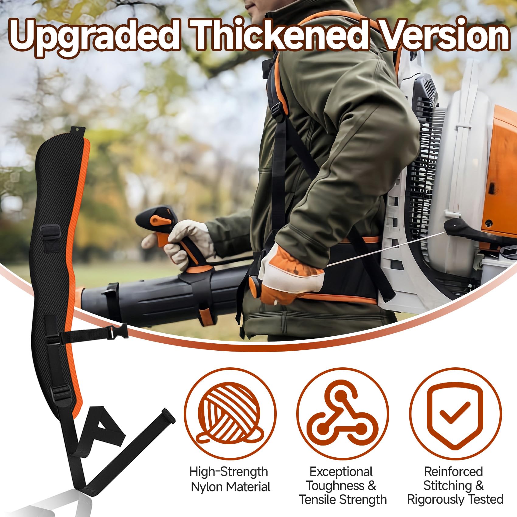 スチールエンジンブロワBR500用部品ハーネス Amazon.co.jp: ブロワーハーネスストラップ Stihl BR800/BR800x リーフ