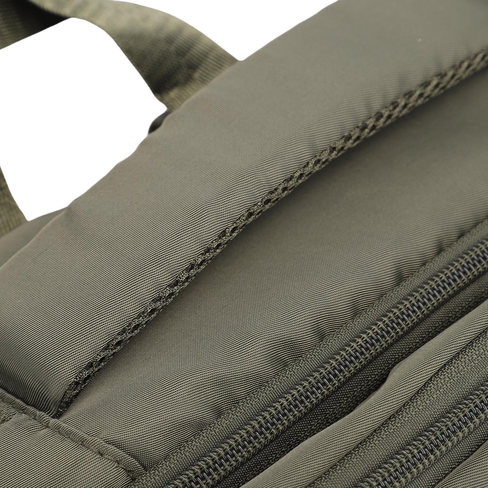 Jiawu Zaino di Grande capacità con Compressione Sottovuoto per Viaggiatori D'affari Laptop da 15,6 Pollici in Tessuto Oxford Resistente Alla Pioggia 27 Litri (GREEN)