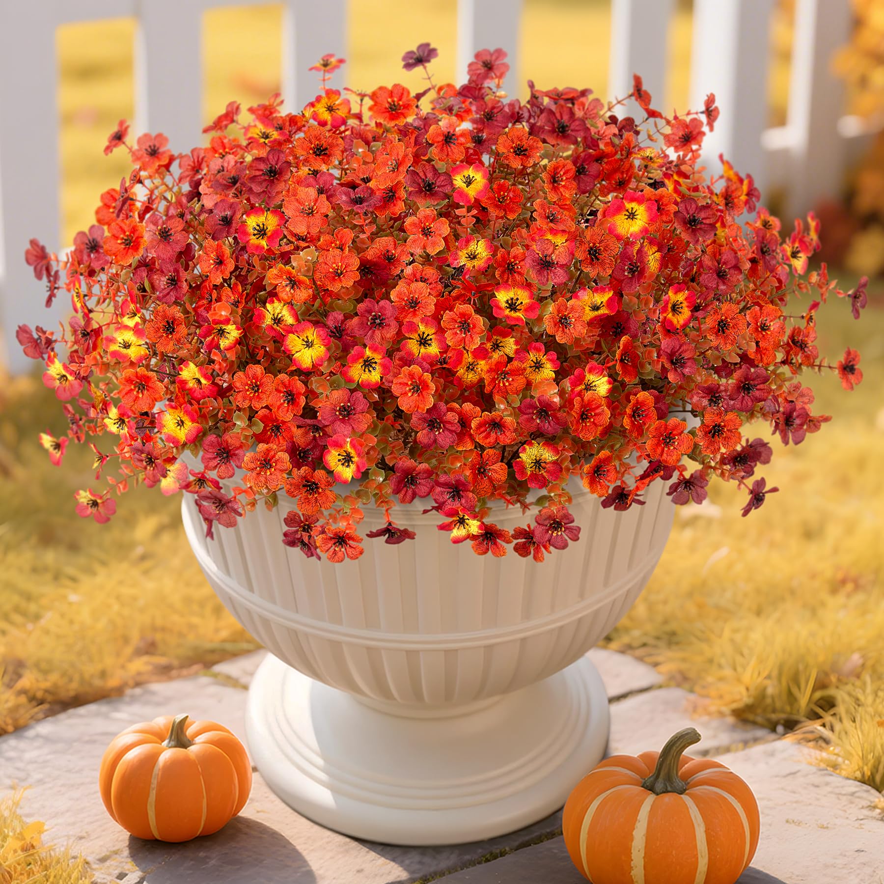 Ammyoo 12 Bundles Fall Mums