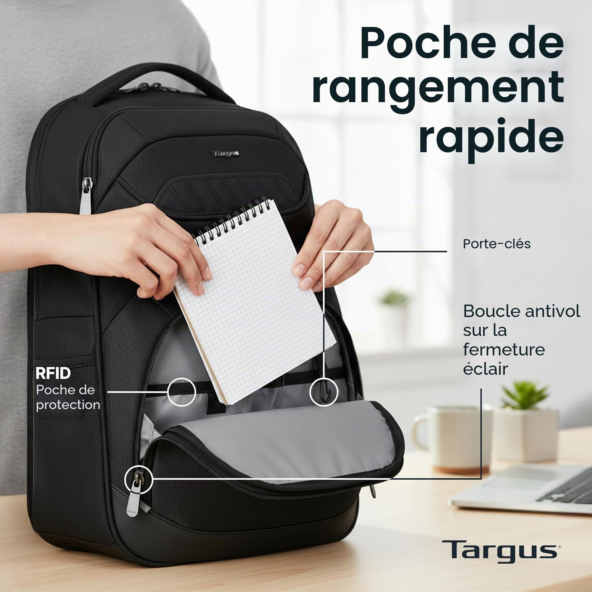 Targus Sac à dos pour ordinateur portable