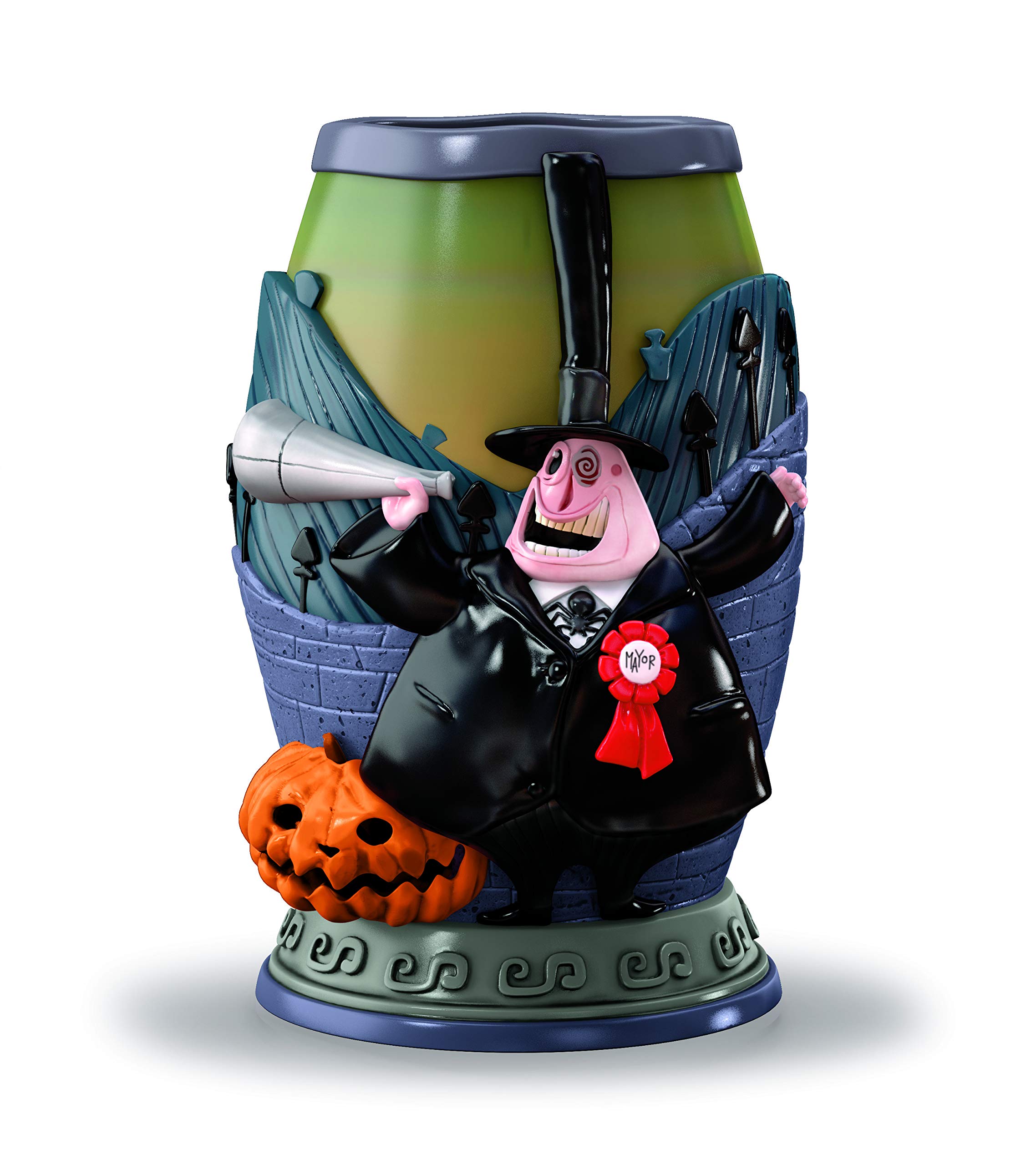 Bathroom Tumbler Exclusively from The Bradford Exchange | Disney Mayor of Halloween Town Officially Authorized Bath Ensemble Collection Shout Out to The Mayor 5-