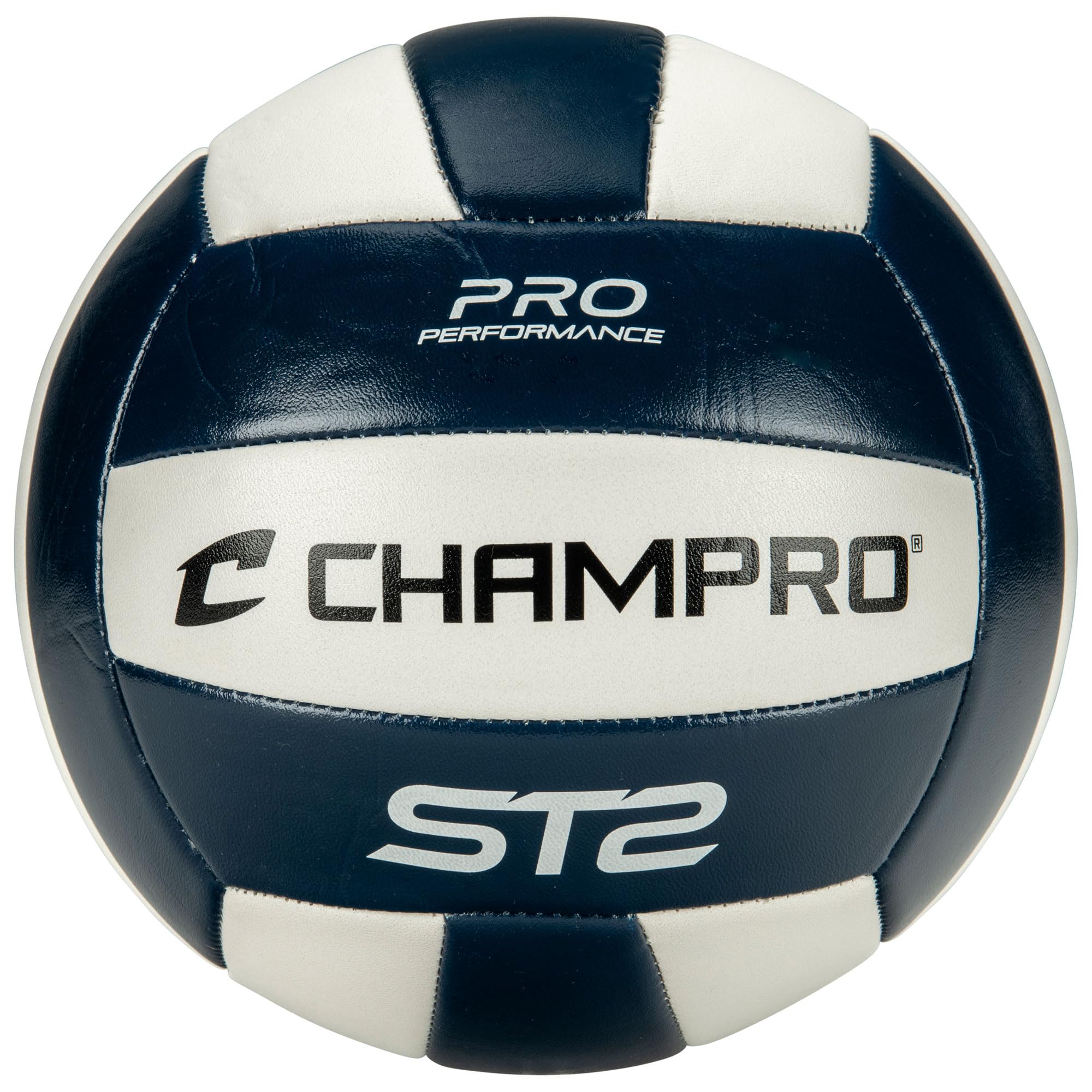 CHAMPRO - Balón de voleibol ST2 para interiores o exteriores - Tamaño oficial de voleibol recreativo