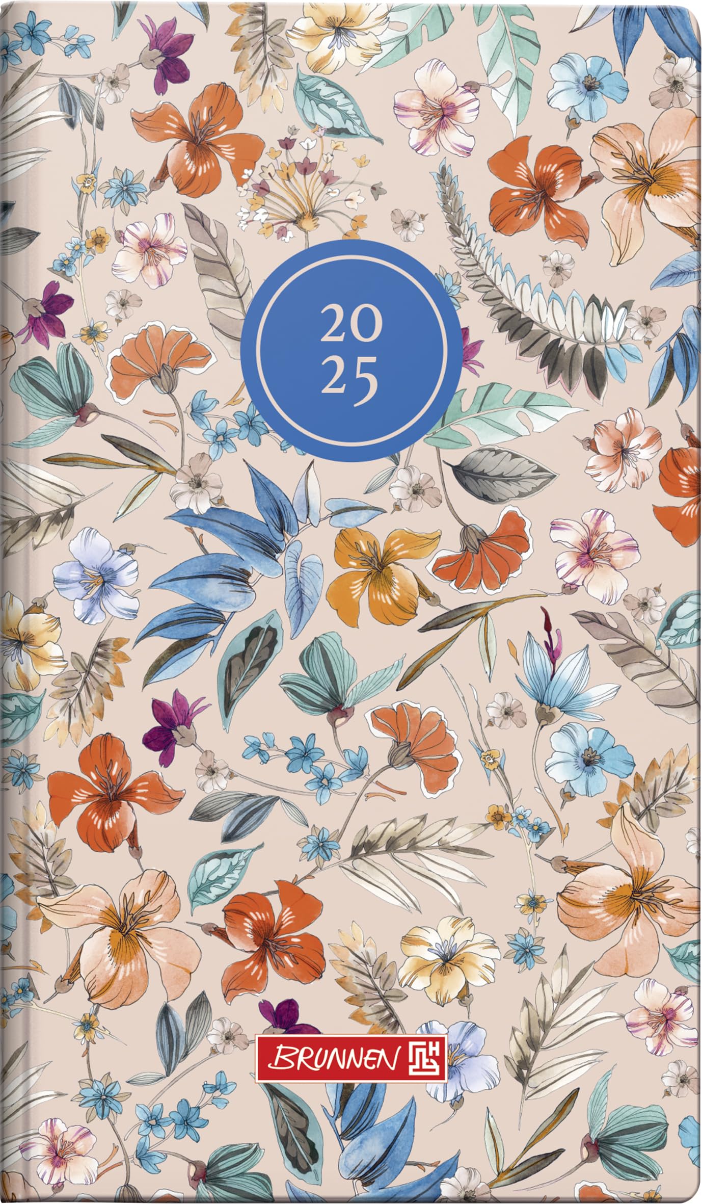 BRUNNEN Pocket Calendar Model 756 2025 "Botanical", multicoloured, nicht bekannt
