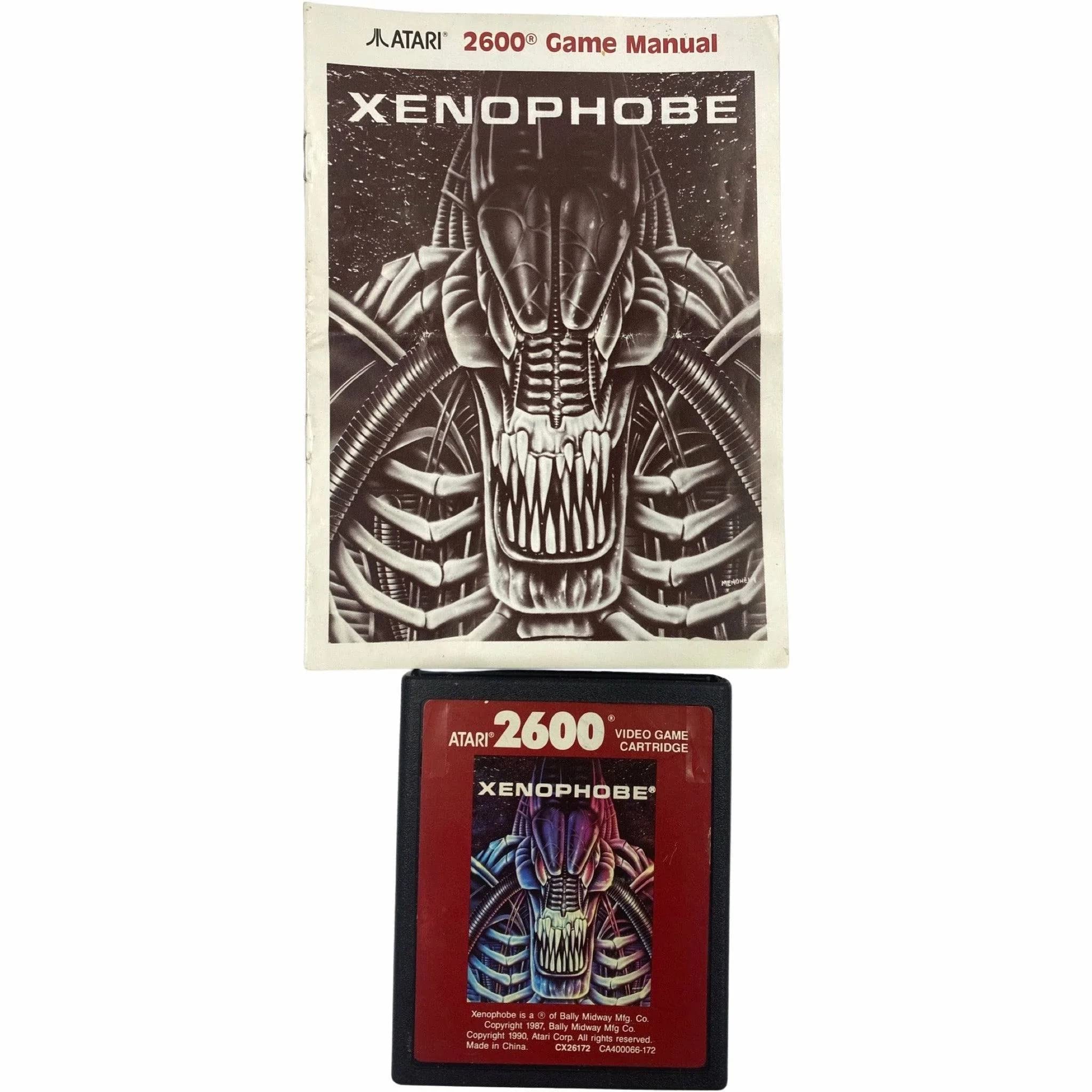 Jeu Atari 2600 Xenophobe - Version PAL Loose - Etat Correct (étiquette Décolorée)