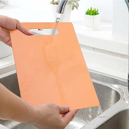 Miniatura 5 de Juego de tablas de cortar de plástico, delgadas, 11.8 x 7.8 pulgadas, juego de 4