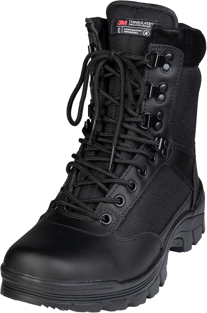 Botas Mil-Tec SWAT, color negro, para trekking, de montaña, talla 37-50…