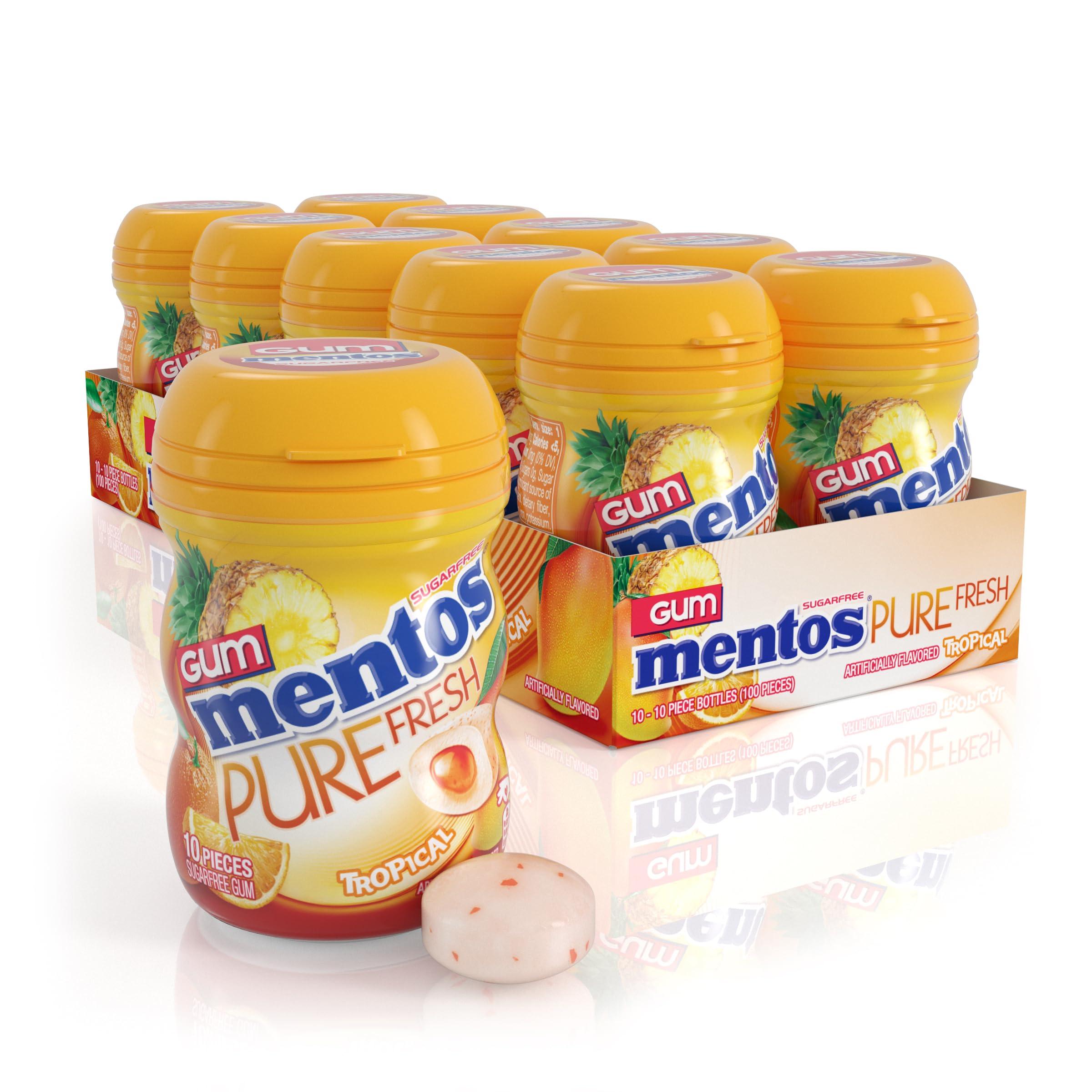 Amazon.com : Mentos Pure Fresh Sugar‑Free Chewing Gum with Xylitol