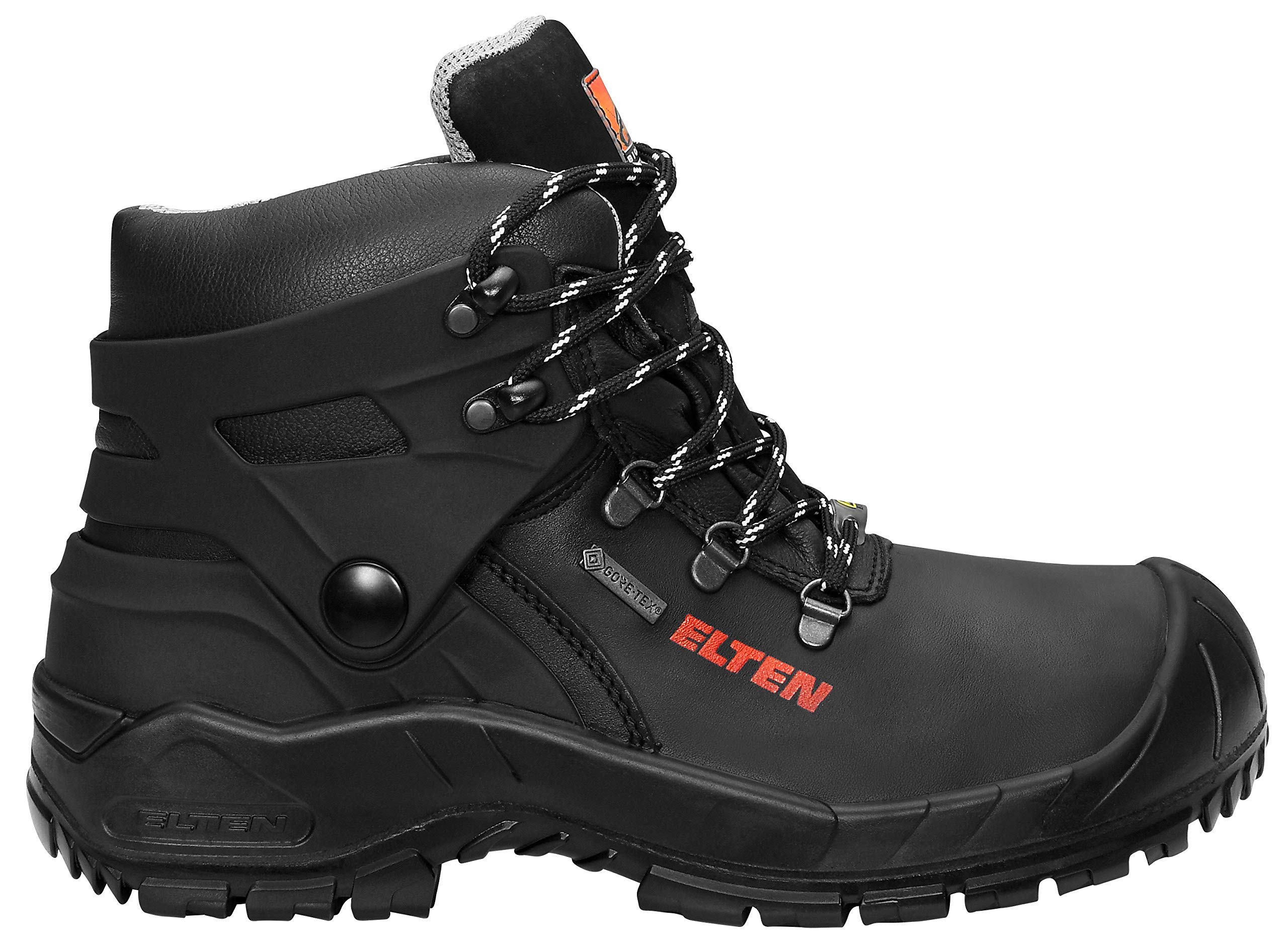 ELTEN Elten Sicherheitsschuhe Renzo Biomex Gtx Esd S3, Herren, Umknickschutz, Schwarz, Stahlkappe Unisex Sicherheitsschnürstiefel "Renzo Biomex GTX" ESD S3 CI Größe 42