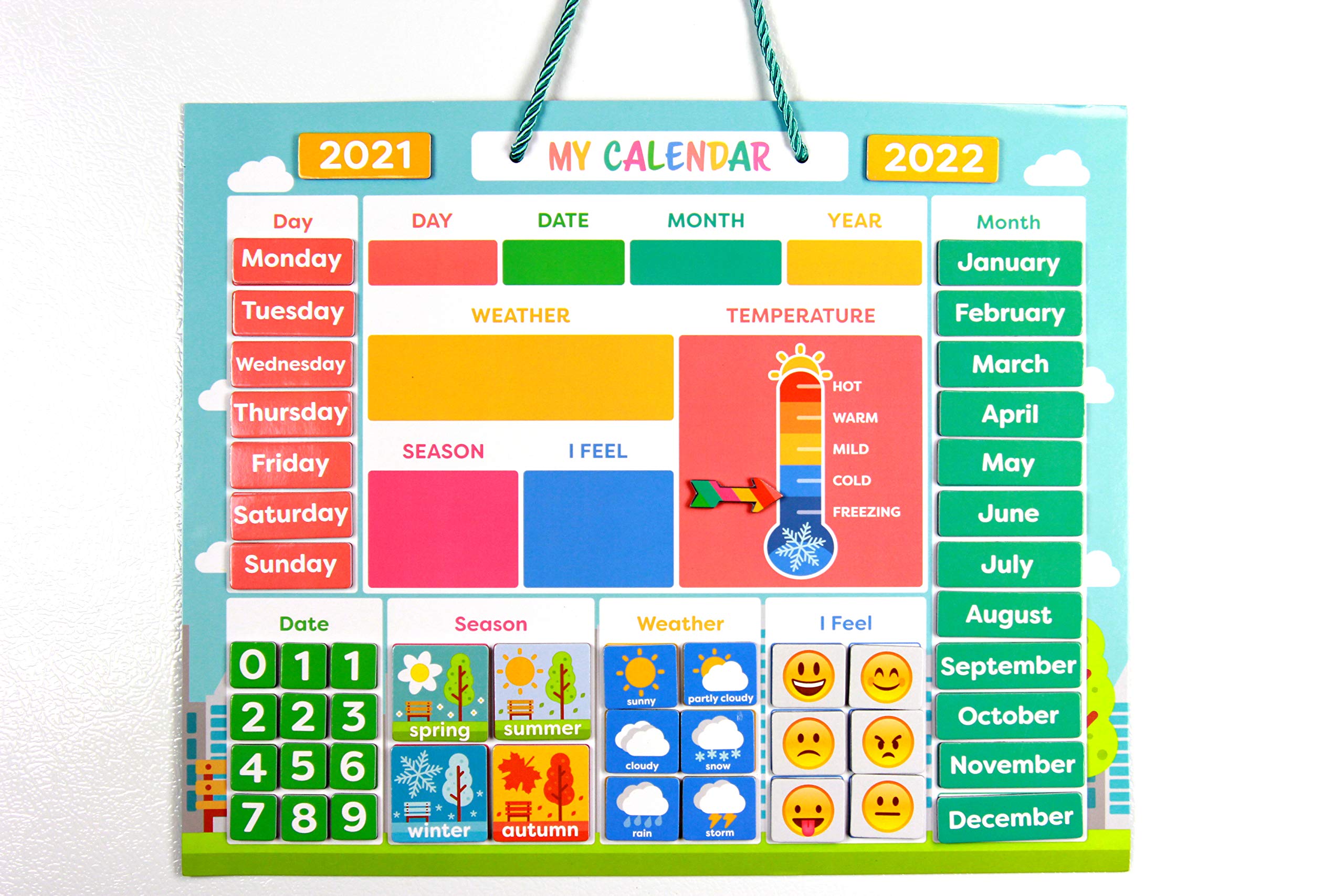 Buy My First Daily Magnetic Calendar Weather Station For Kids Moods buy-my-first-daily-magnetic-calendar-weather-station-for-kids-moods