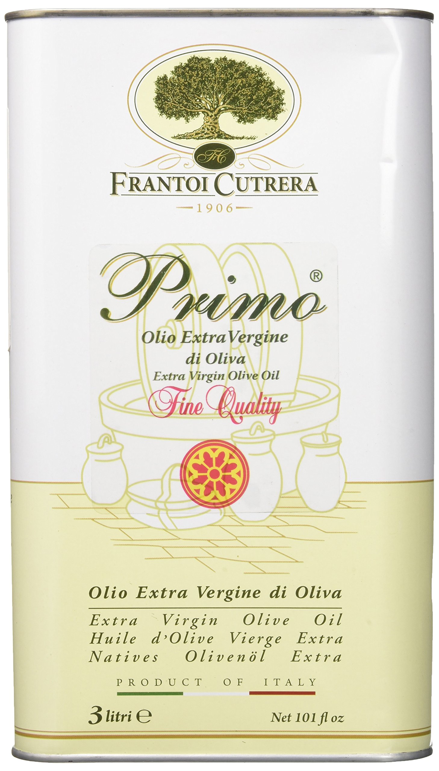 Frantoi Cutrera Olio Primo Fine Quality Monti Iblei - 3000 ml