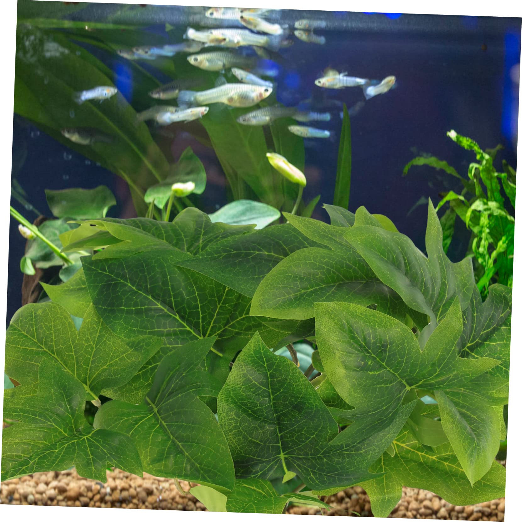BESPORTBLE 5stücke Terrarium Kunstpflanze Wanddeko Für Reptilienbecken Simulierte Pflanze Für Aquarium Terrarium Langlebig Dekorative Kletterpflanze Für Eidechsen Und Schlangen