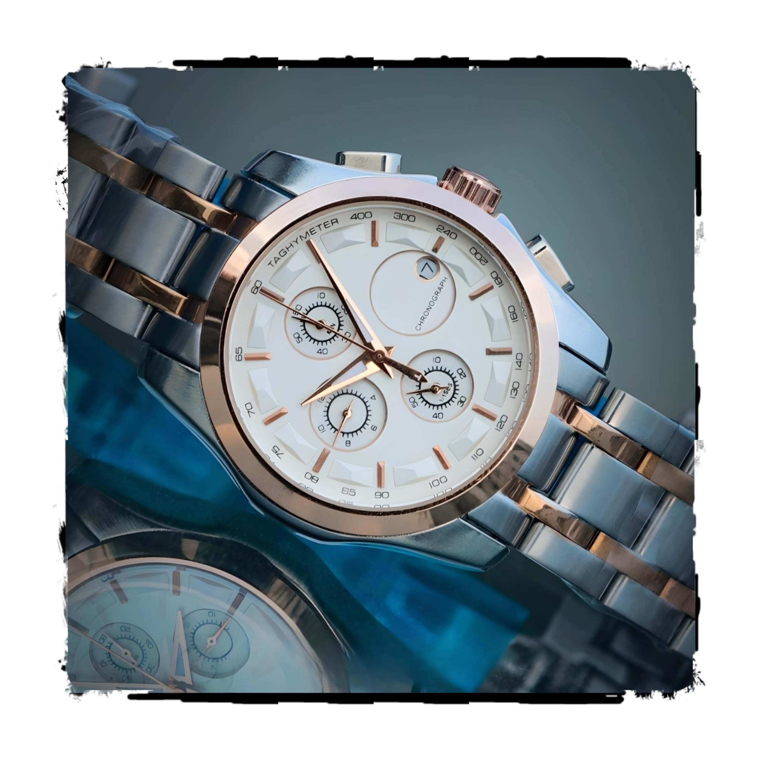 AMERICANVIBER TST Black Men's Watch - Image 1