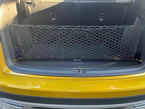 Miniatura 7 de Red de carga organizadora de maletero para Volkswagen Atlas 2017-2023 – Red de carga estilo sobre para SUV – Organizador de maletero de coche de