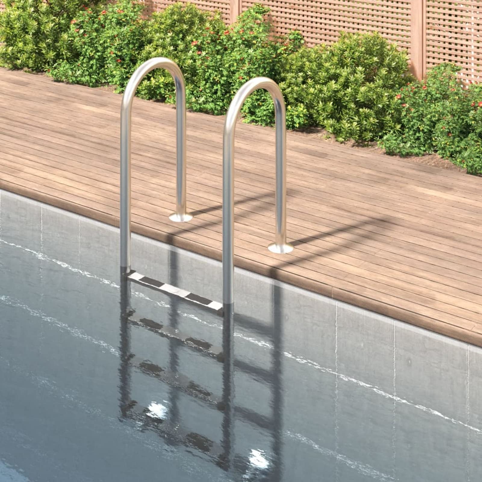 Escalera para Piscina Acero Inoxidable 304 54x38x184,5 cm, Escaleras para Piscinas, Peldaños Escalera Piscina, Elevador De Escalera - 93459