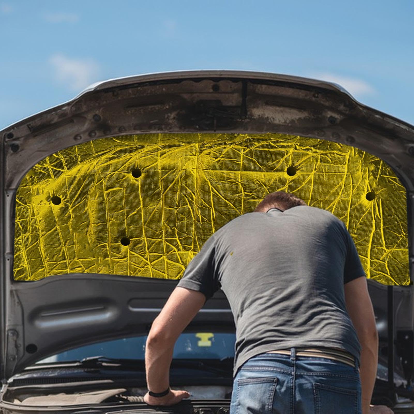 Gomma Butilica Fonoassorbente Per Veicoli Tappetino Fonoassorbente Auto Zuasdvnk - Isolamento Acustico E Termico Anti Rumore Auto