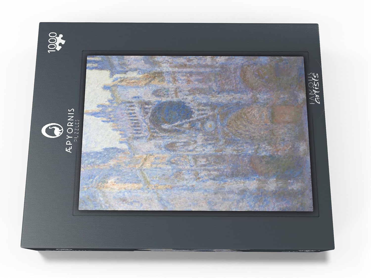 MyPuzzle The Portal of Rouen Cathedral in Morning Light 1894 By Claude Monet - Premium 1000 Piece Jigsaw Puzzle for Adults