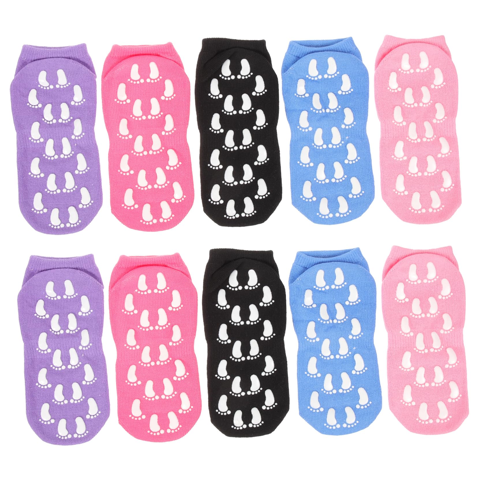 Toyvian Calcetines Antideslizantes Agarre Tobillo Mantener Calcetines De Yoga con Correas Calcetines Mujer Calcetines con Grip Calcetines De Yoga Antideslizantes Algodón
