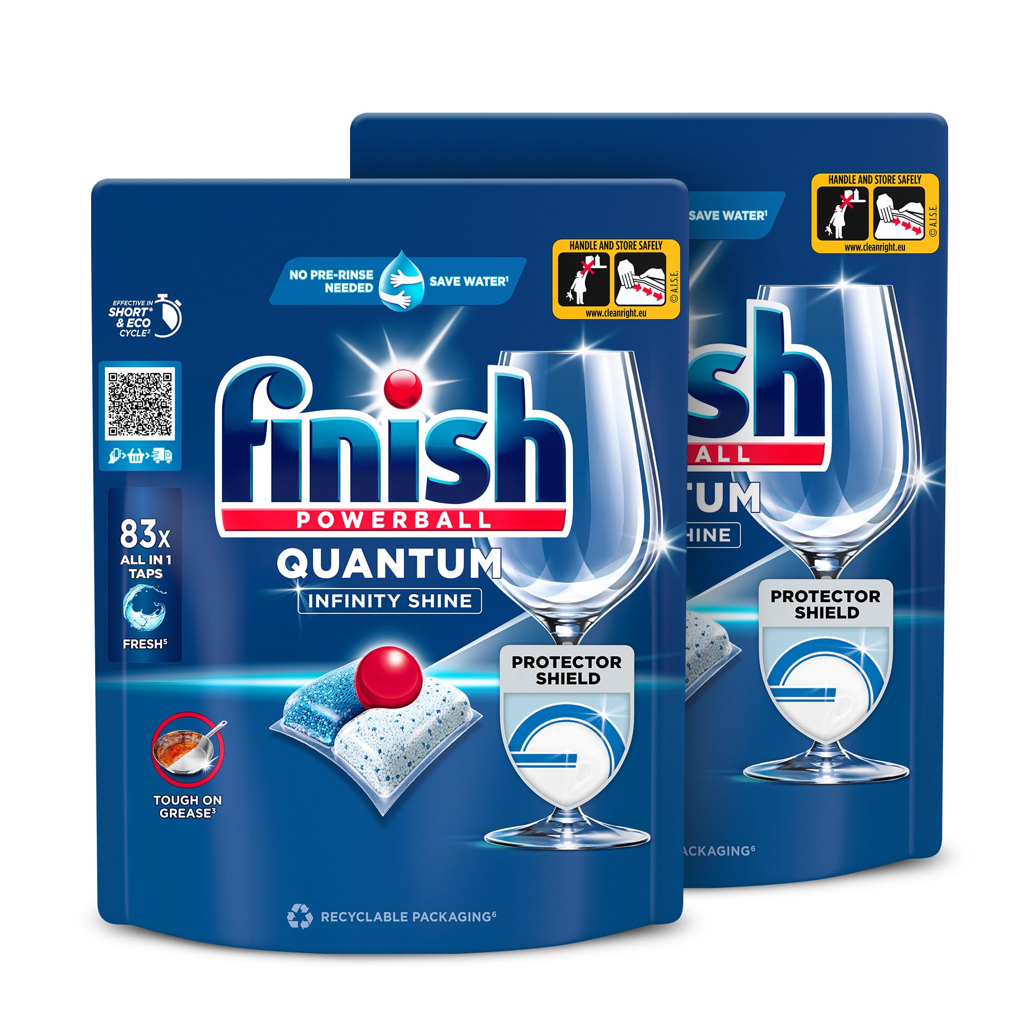 Finish Quantum Infinity Shine Spülmaschinentabs Gigapack 2 x 83 Tabs