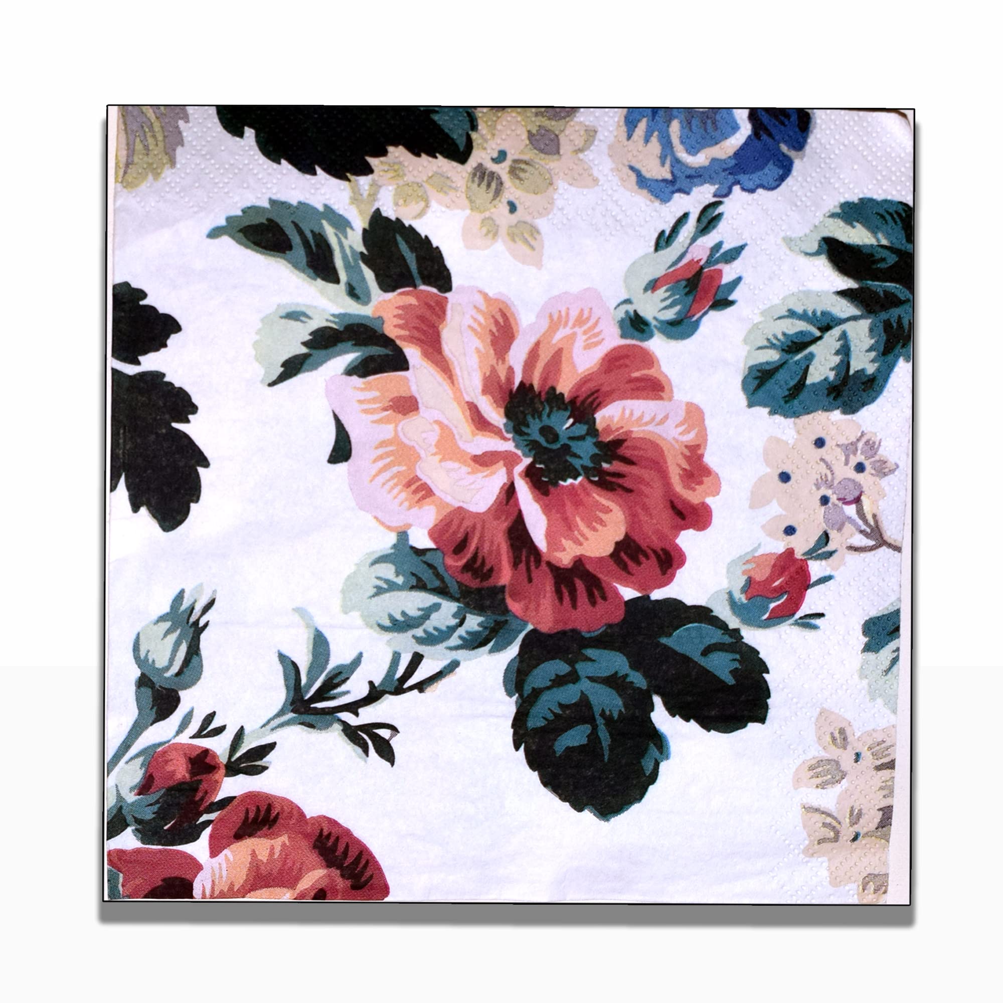 Kelli Interiors ikea Flower Paper Napkin, Multicolour